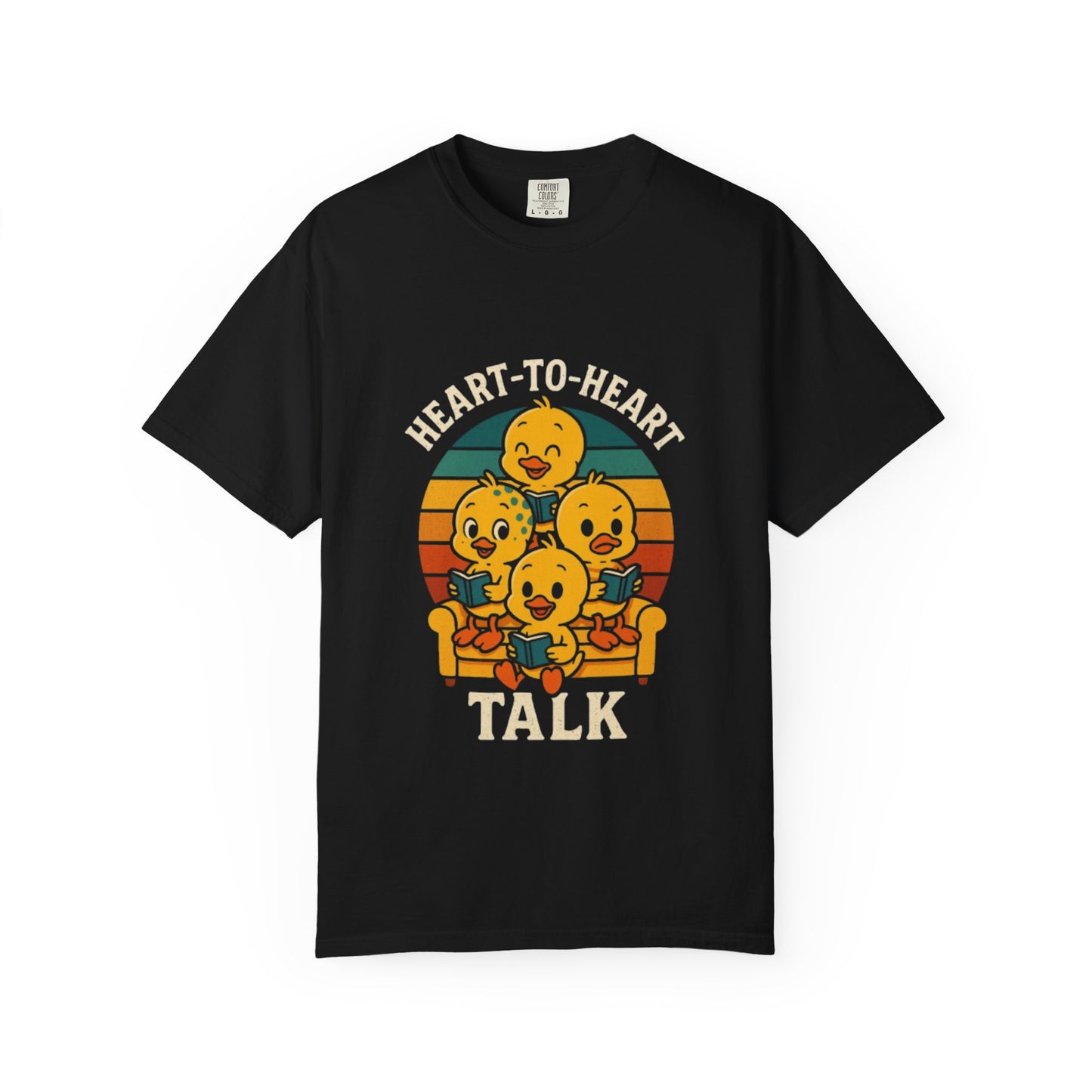 Unisex Garment-Dyed T-Shirt -Heart-to-Heart Talk