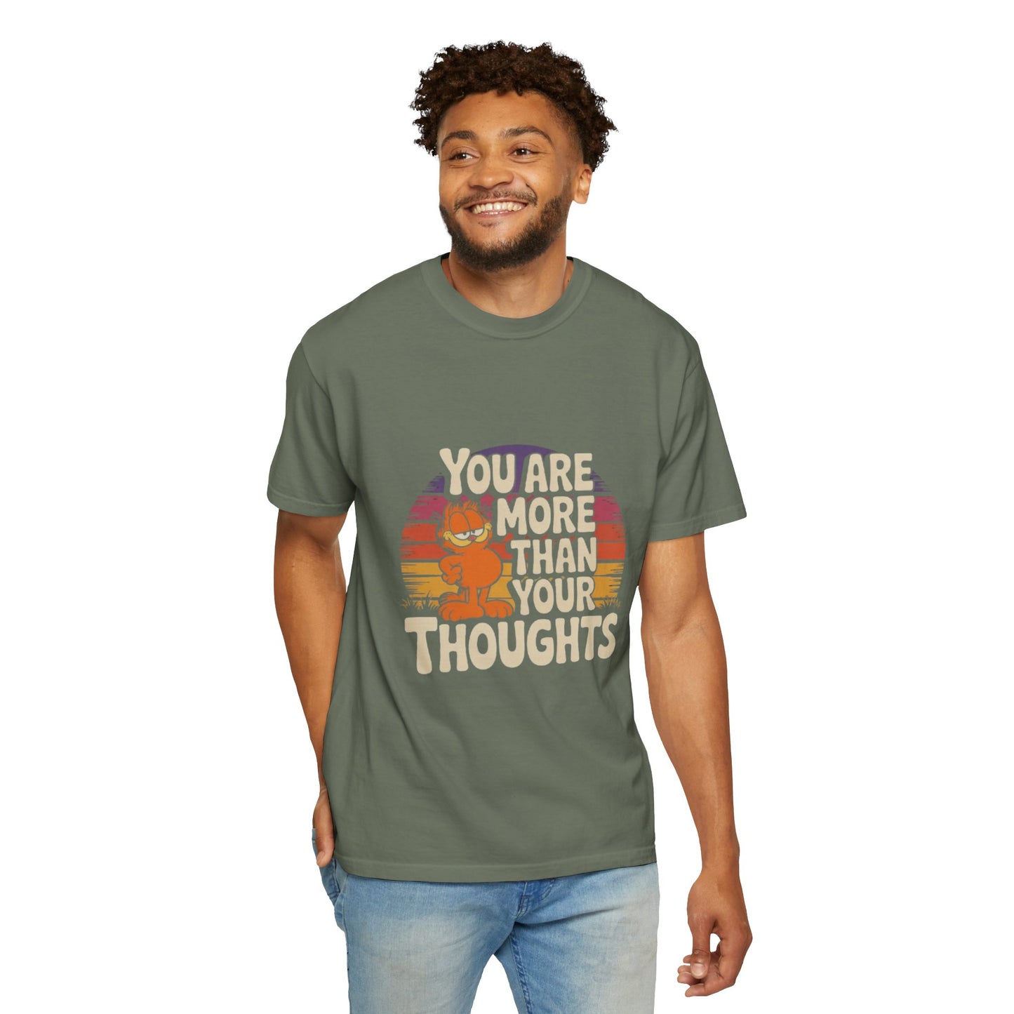 Unisex Garment-Dyed T-Shirt - You Are More Than Your Thoughts