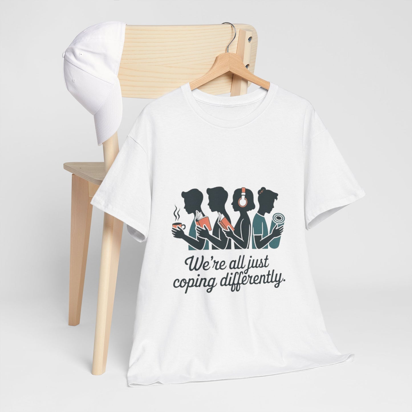 Coping Together Unisex Tee - Mental Health Awareness Apparel