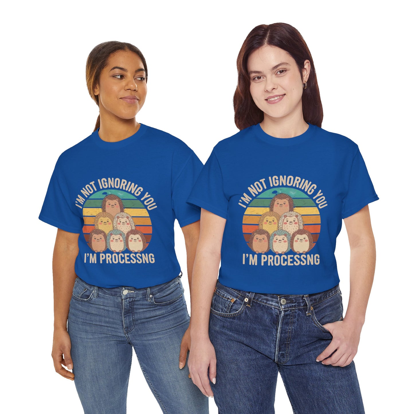 Funny Psychology Unisex Tee - 'I'm Not Ignoring You, I'm Processing'