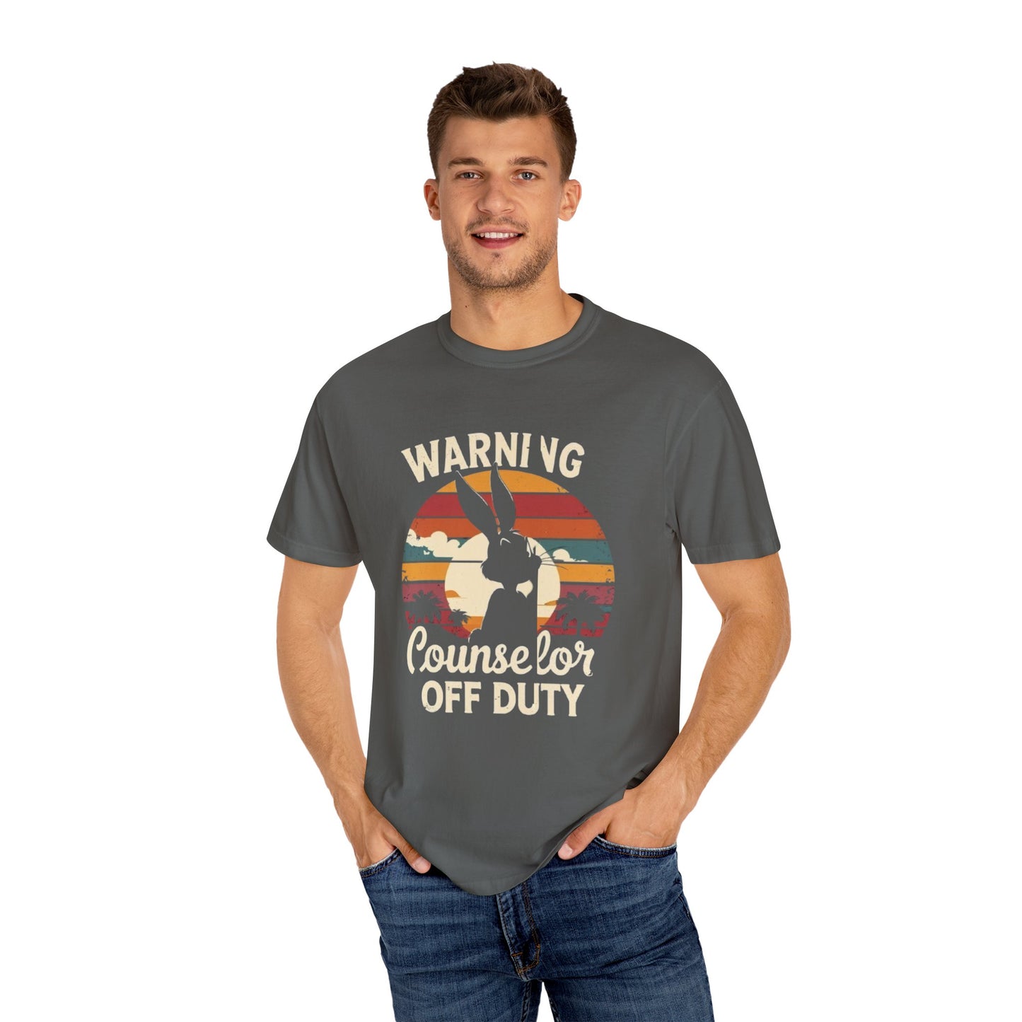 Unisex Garment-Dyed Tee - Counselor Off Duty