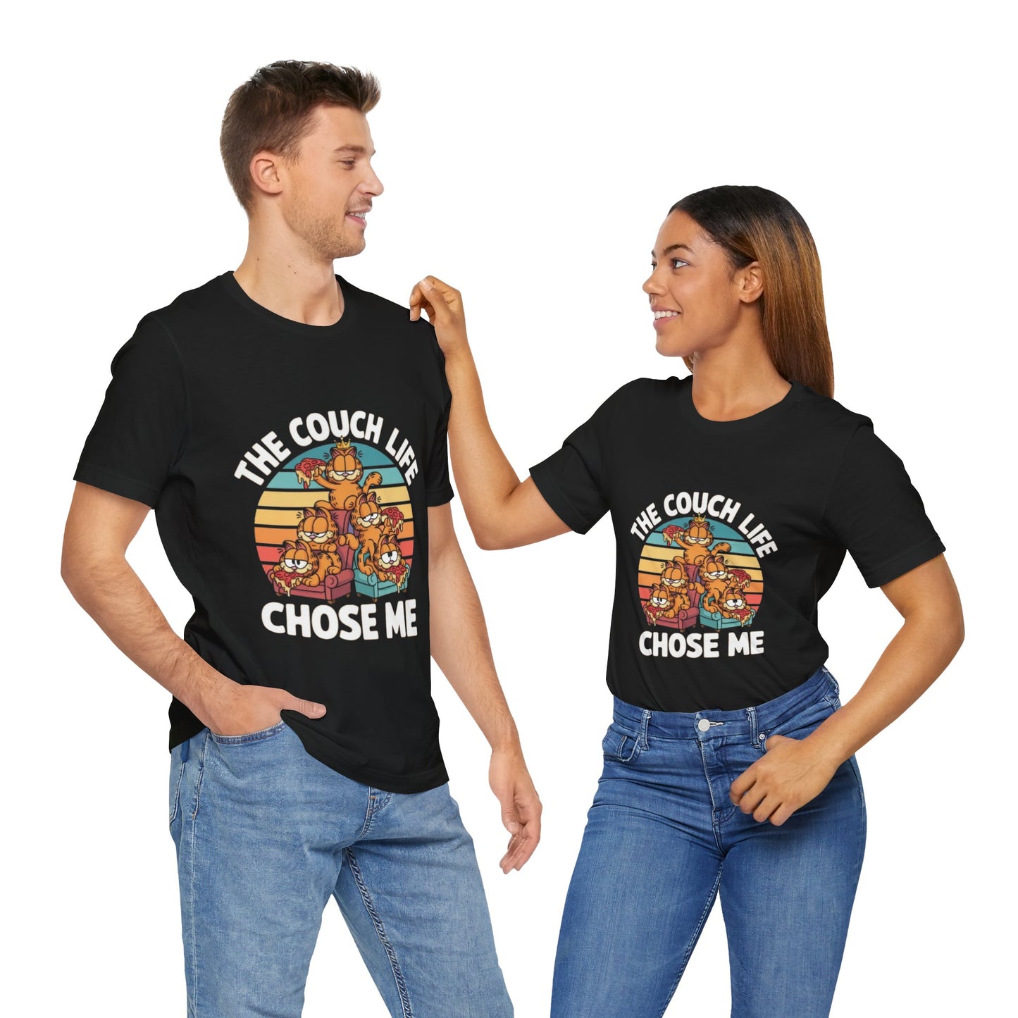 Vintage Unisex Tee - The Couch Life Chose Me