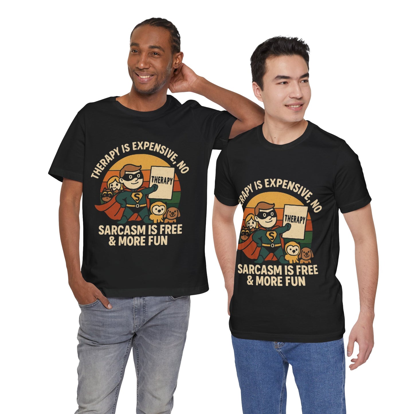 Therapy Humor Tee | Unisex Jersey Short Sleeve Tee, Mental Health Awareness