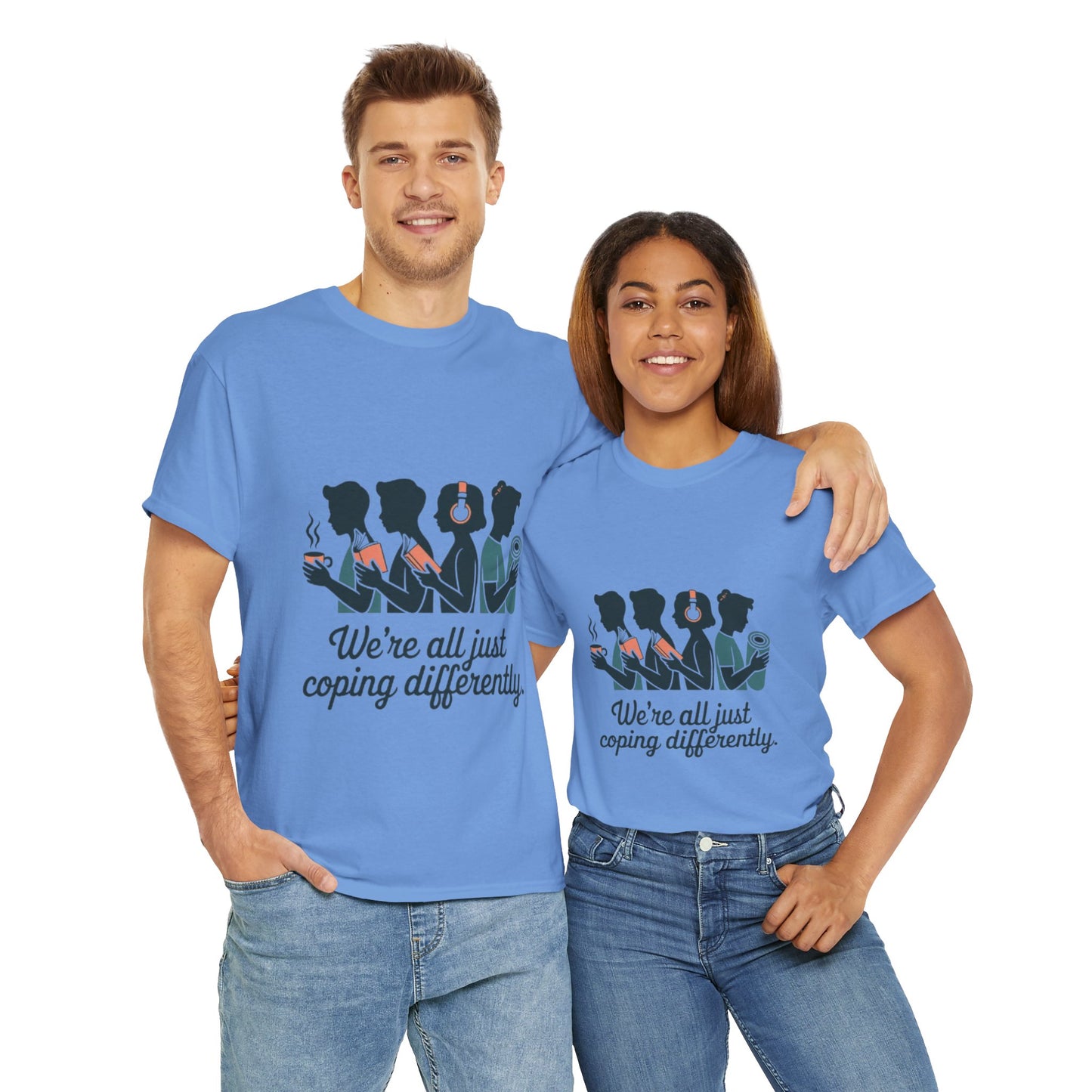 Coping Together Unisex Tee - Mental Health Awareness Apparel