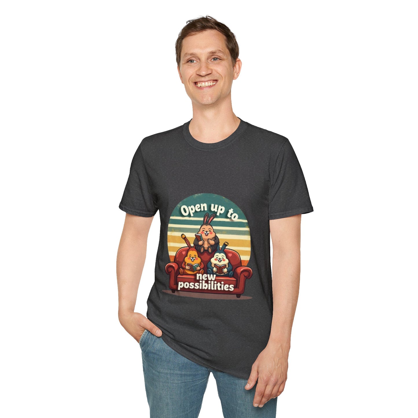 Motivational T-Shirt - Open Up to New Possibilities