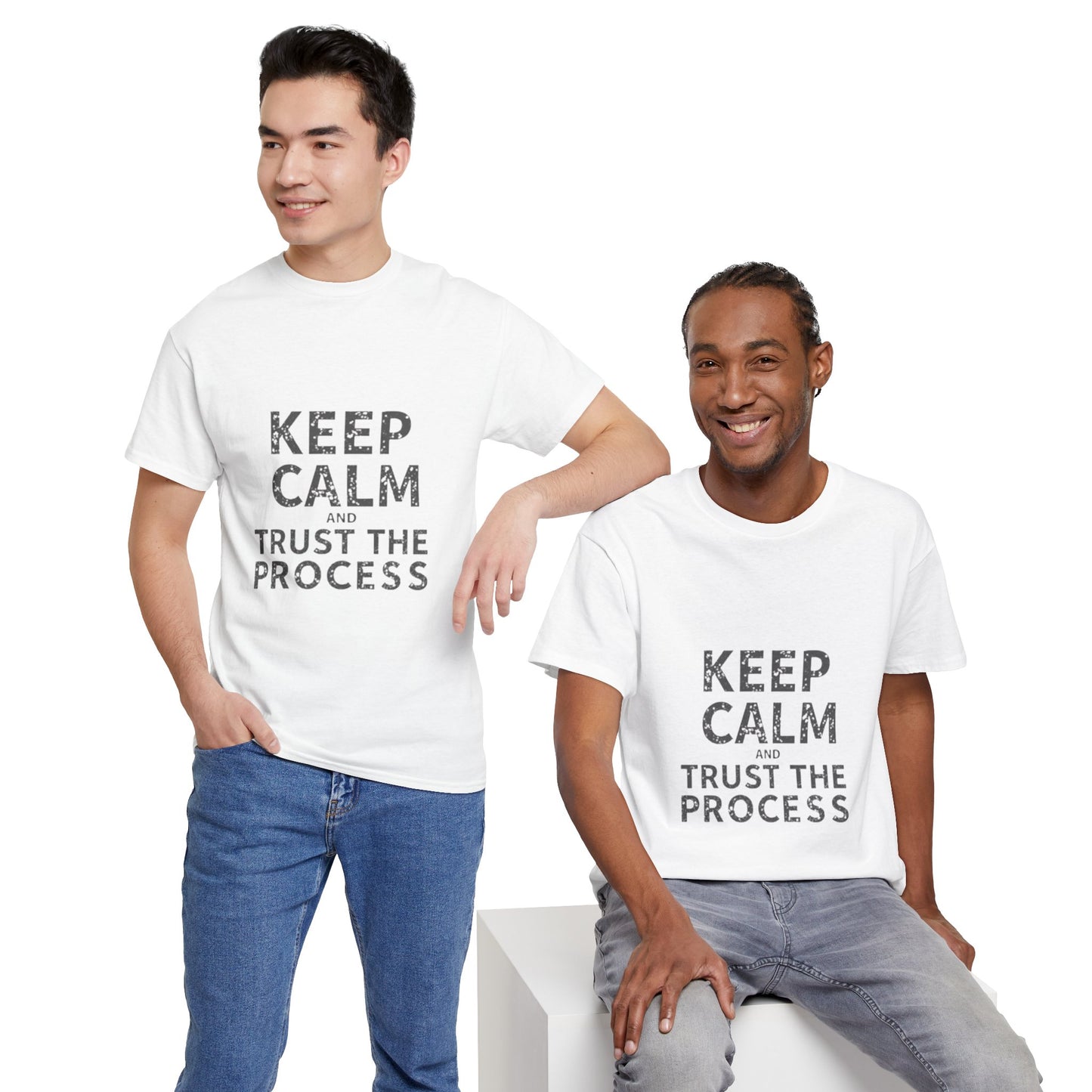 Unisex Heavy Cotton Tee -Keep Calm