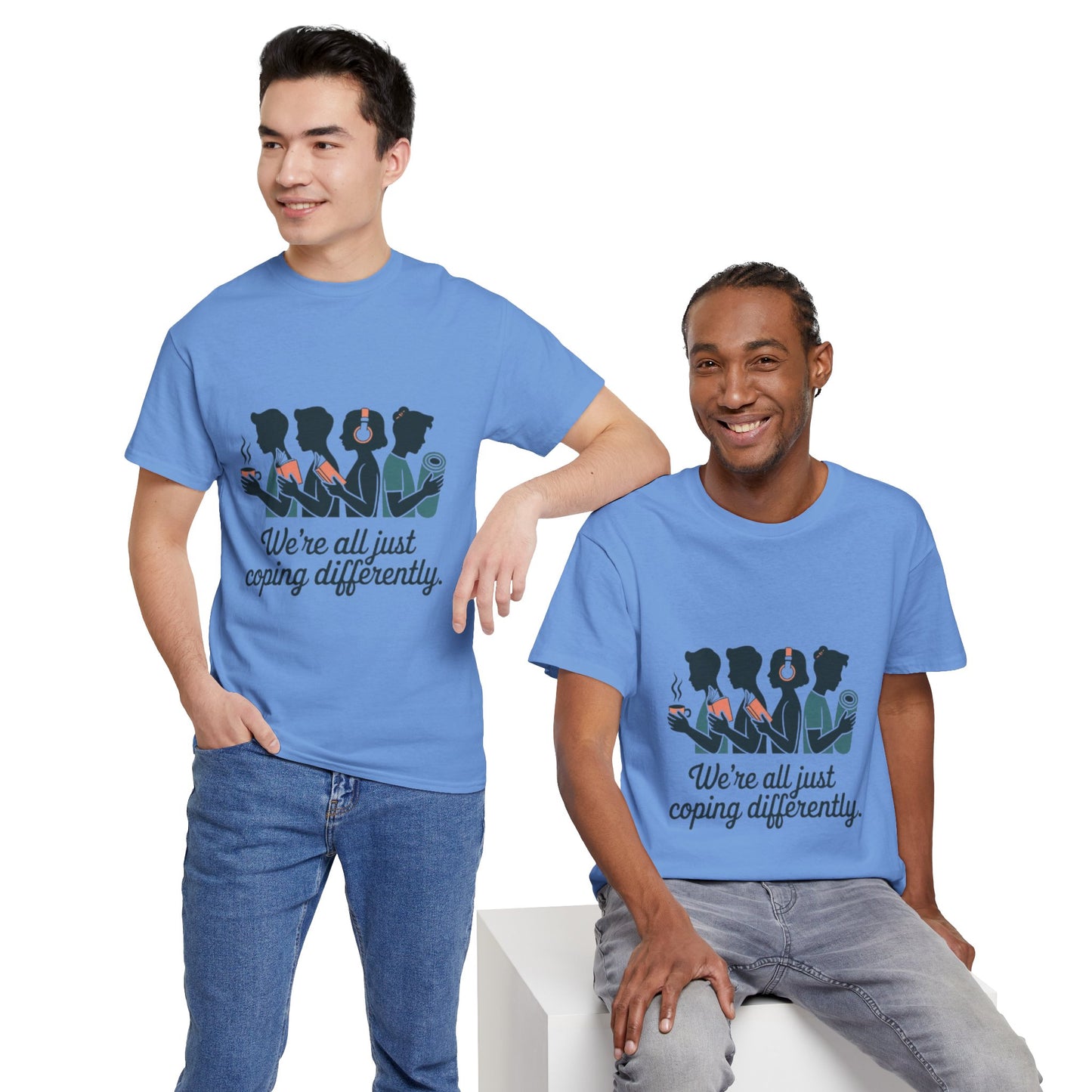 Coping Together Unisex Tee - Mental Health Awareness Apparel