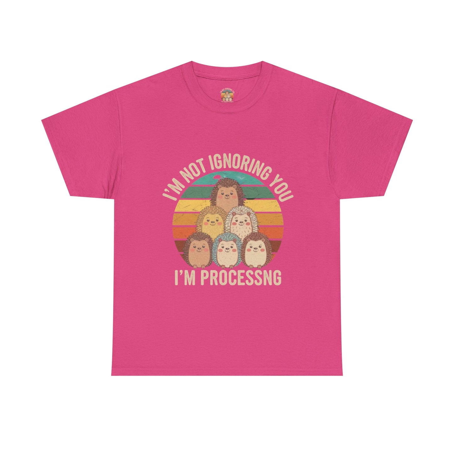 Funny Psychology Unisex Tee - 'I'm Not Ignoring You, I'm Processing'