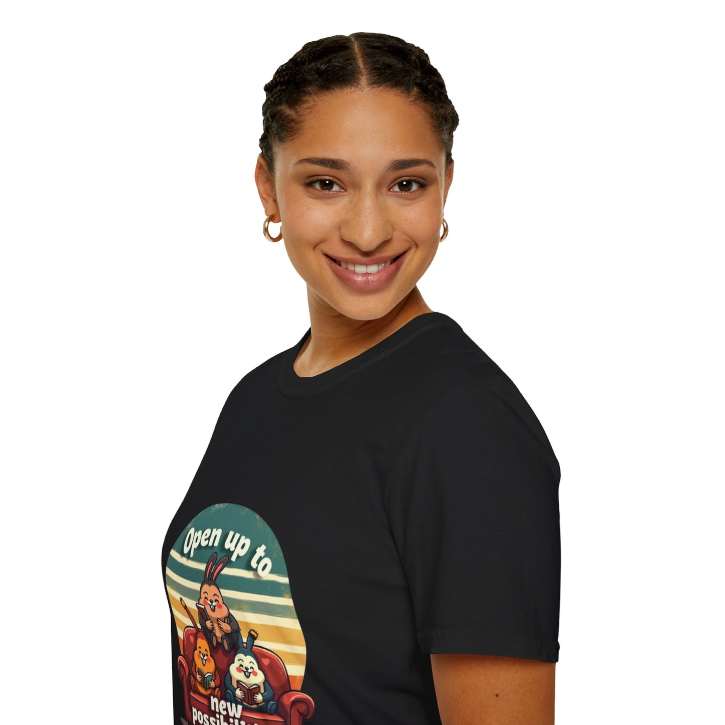 Motivational T-Shirt - Open Up to New Possibilities