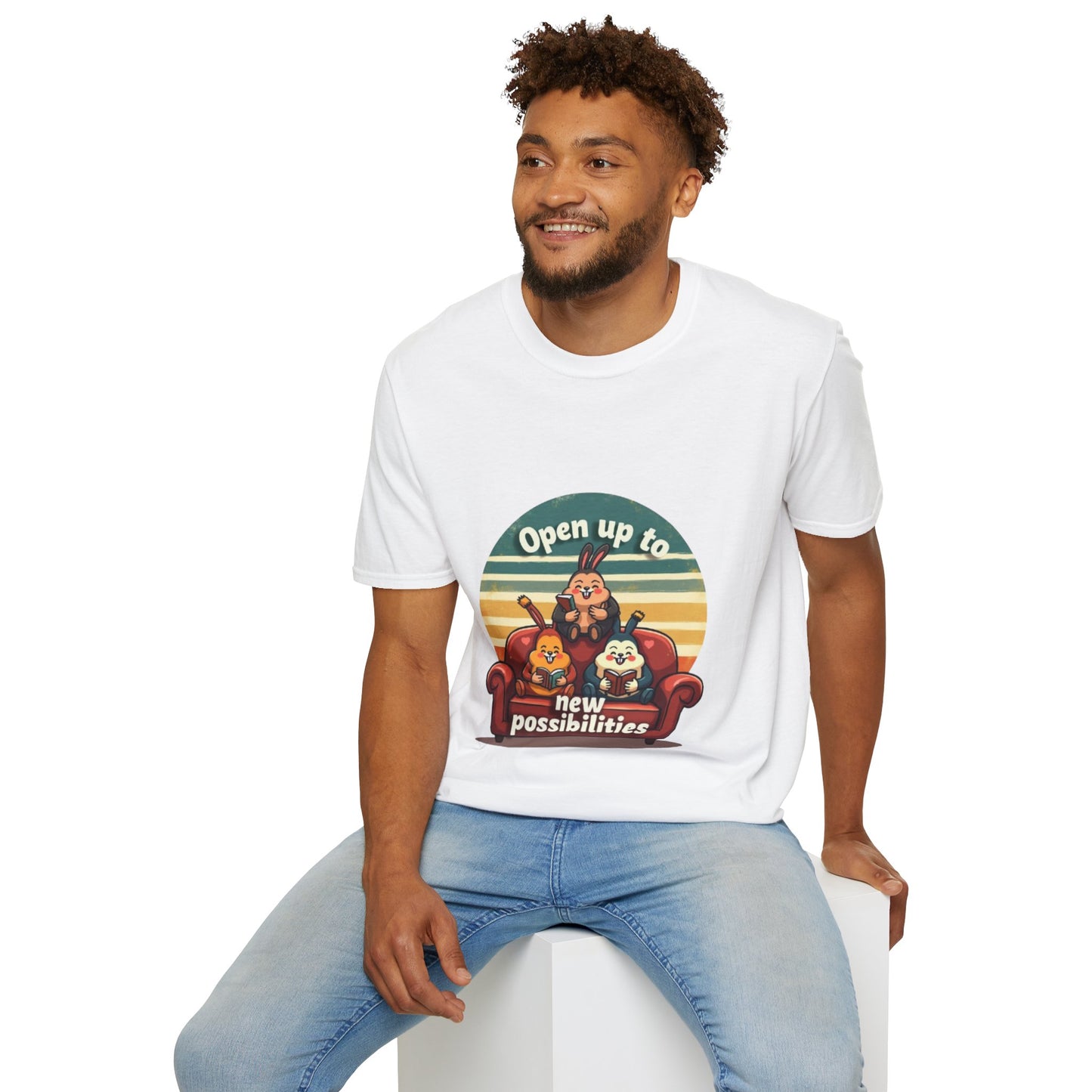 Motivational T-Shirt - Open Up to New Possibilities