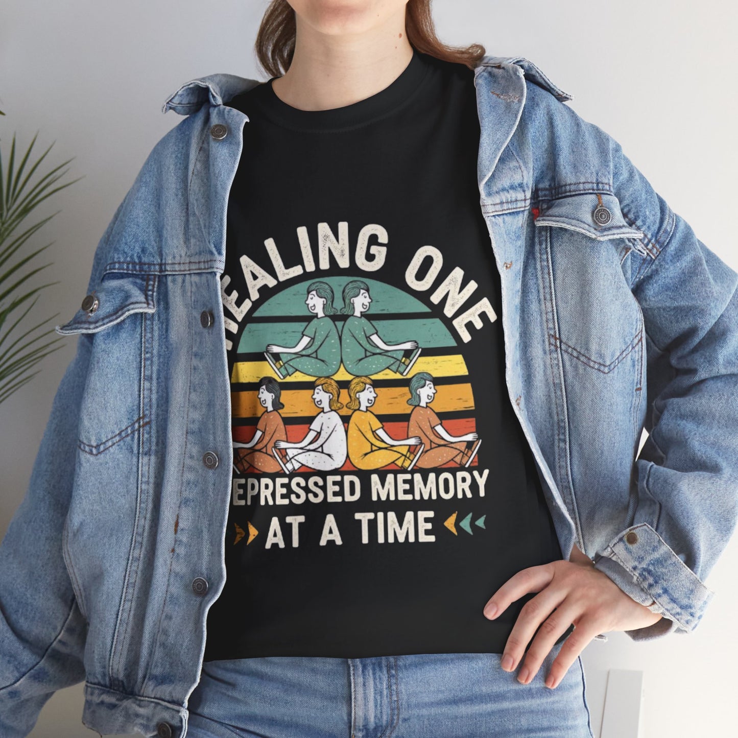 Unisex Heavy Cotton Tee -Healing repressed memories one at a time
