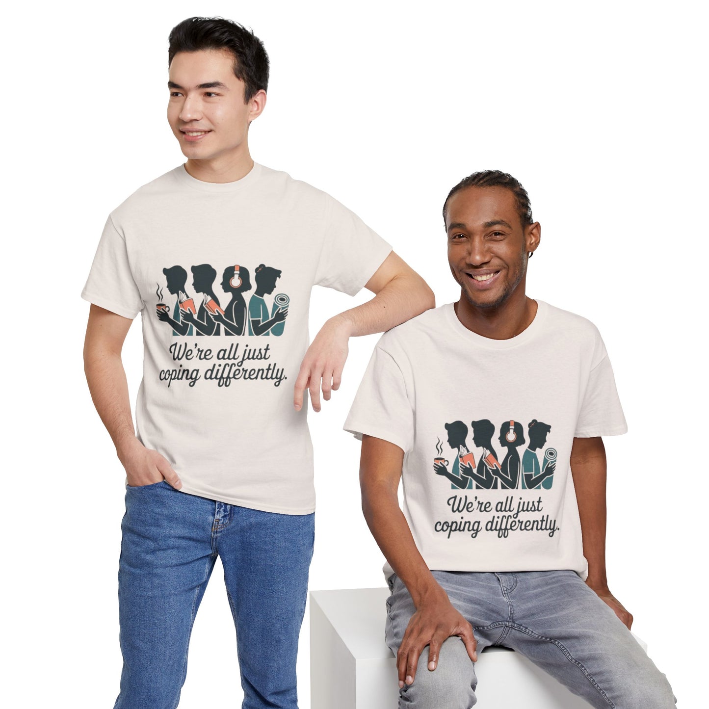 Coping Together Unisex Tee - Mental Health Awareness Apparel
