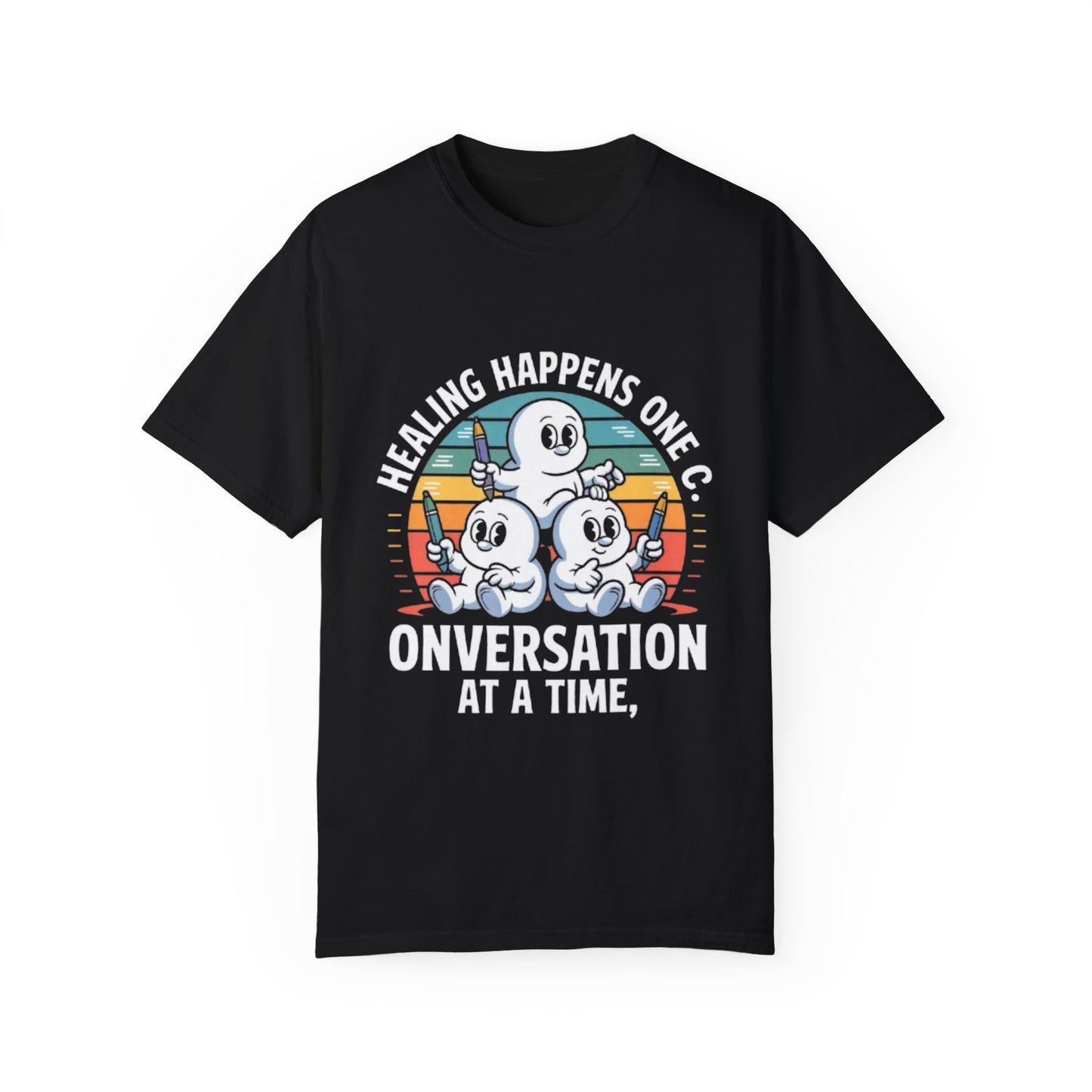 Unisex Garment-Dyed T-shirt - Healing Happens
