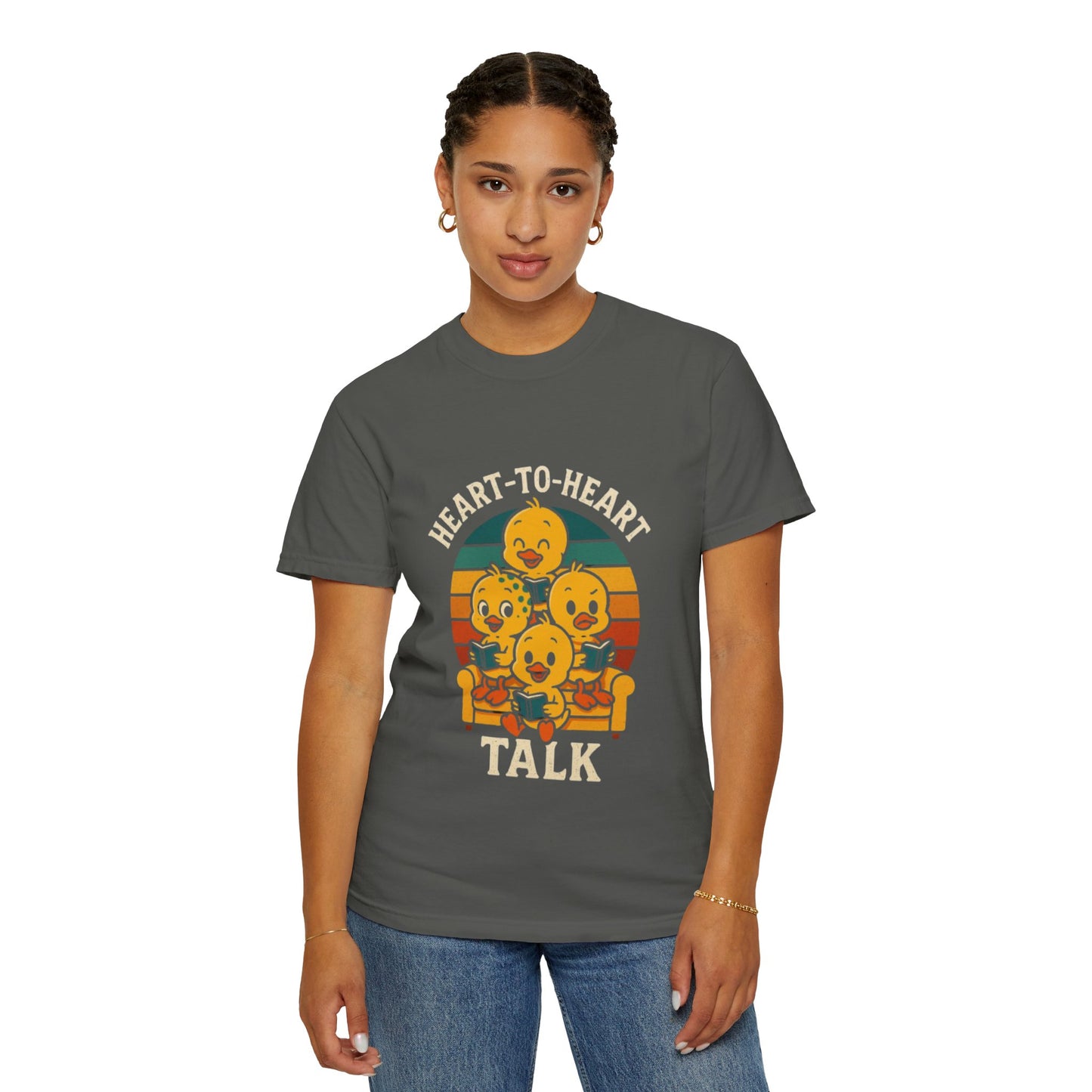 Unisex Garment-Dyed T-Shirt -Heart-to-Heart Talk