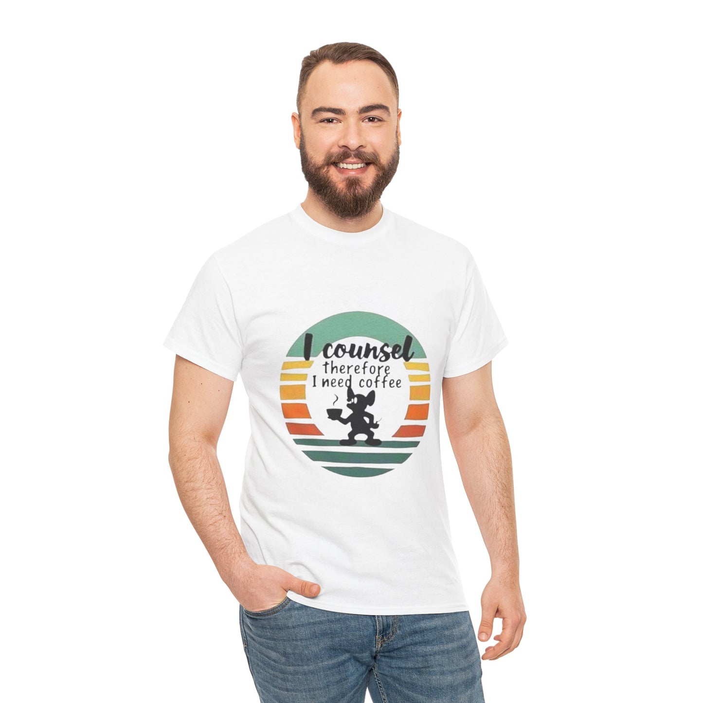 Unisex Heavy Cotton-Counselor Tee