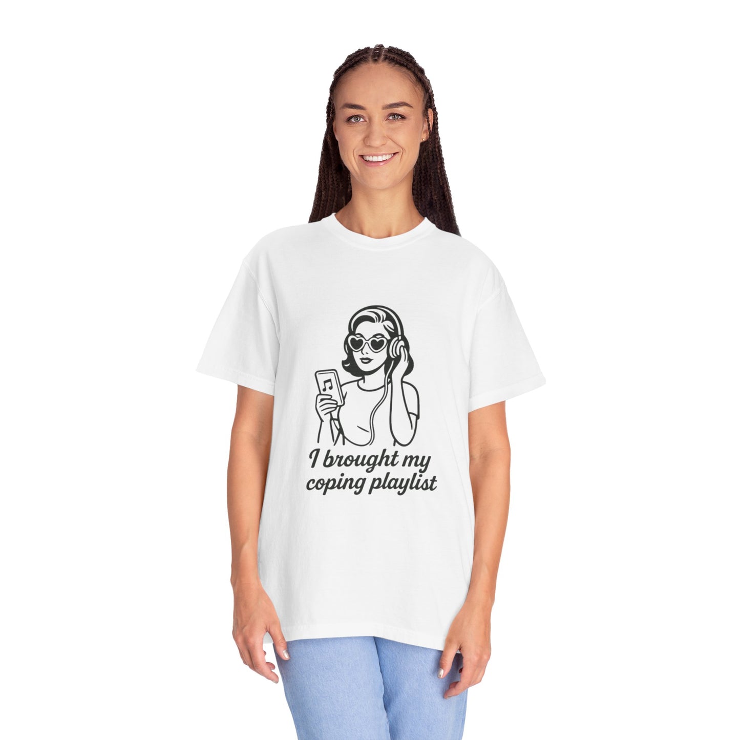 Chill Vibes T-Shirt, I Brought My Coping Playlist Unisex Tee