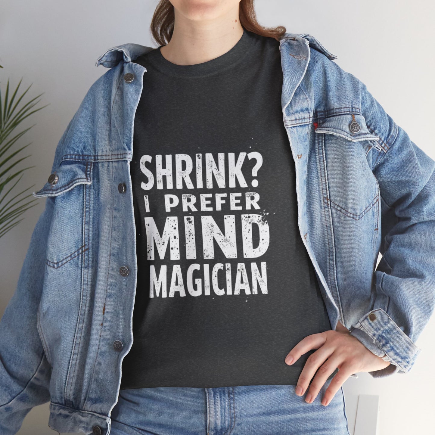 Unisex Heavy Cotton Tee -Mind Reading