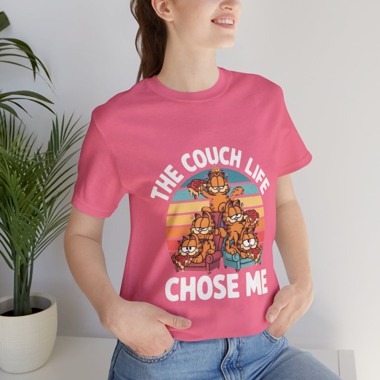 Vintage Unisex Tee - The Couch Life Chose Me