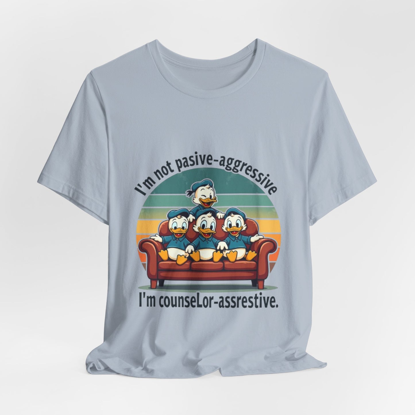Unisex Jersey Short Sleeve T-Shirt -Funny Counsel-Assertive Tee