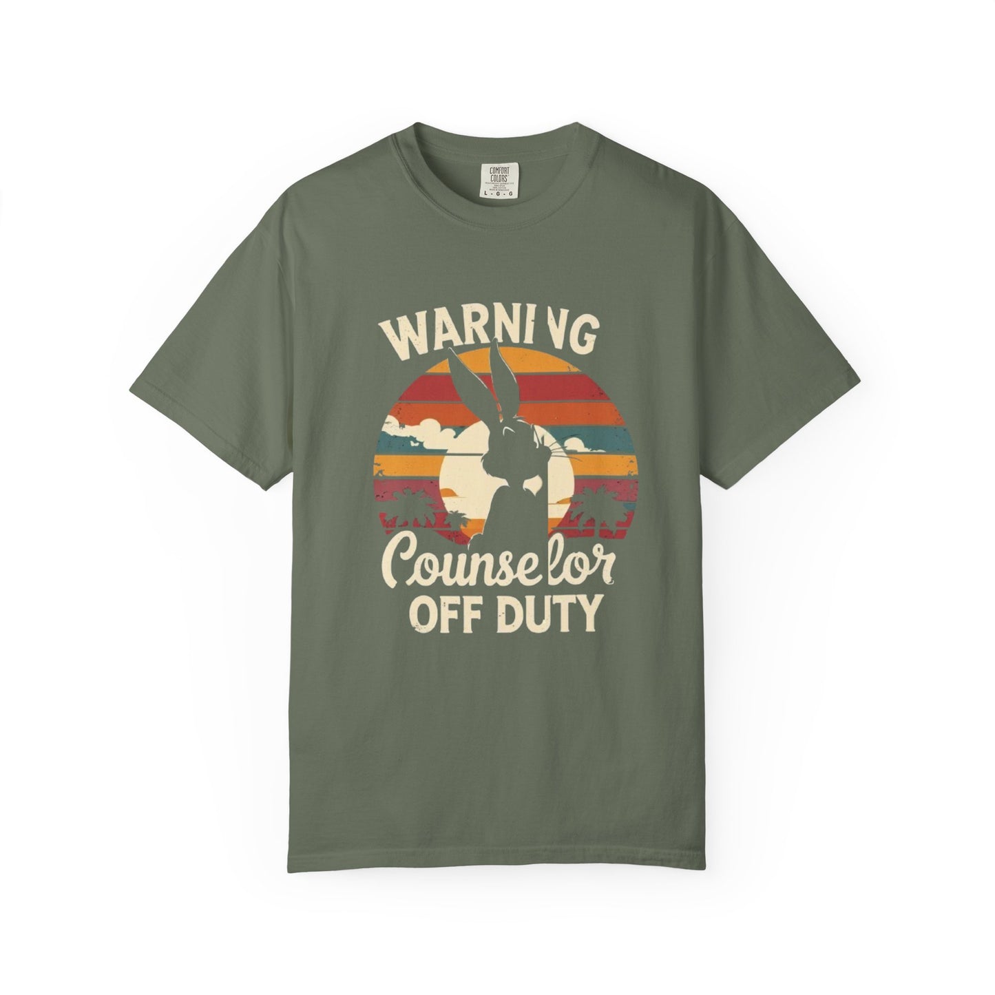 Unisex Garment-Dyed Tee - Counselor Off Duty