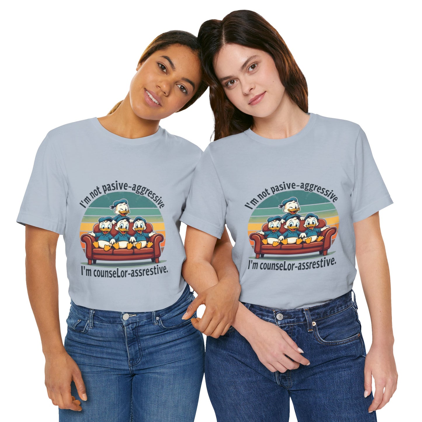 Unisex Jersey Short Sleeve T-Shirt -Funny Counsel-Assertive Tee
