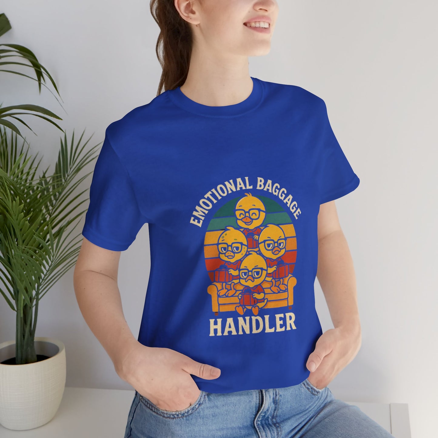 Unisex Jersey Short Sleeve T-Shirt - Emotional Baggage Handler