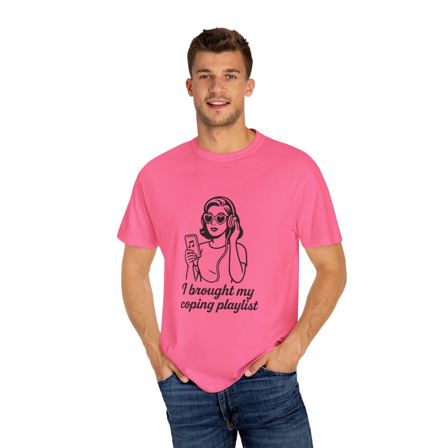 Chill Vibes T-Shirt, I Brought My Coping Playlist Unisex Tee