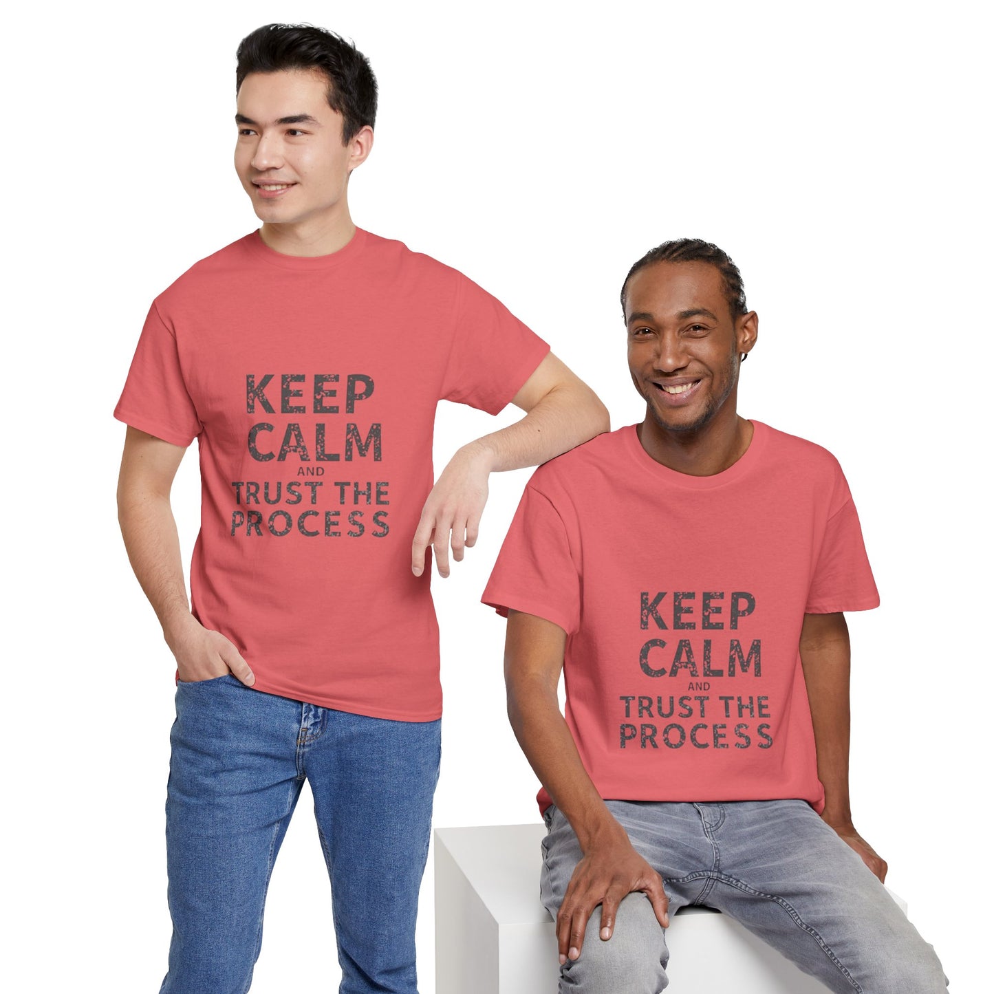 Unisex Heavy Cotton Tee -Keep Calm