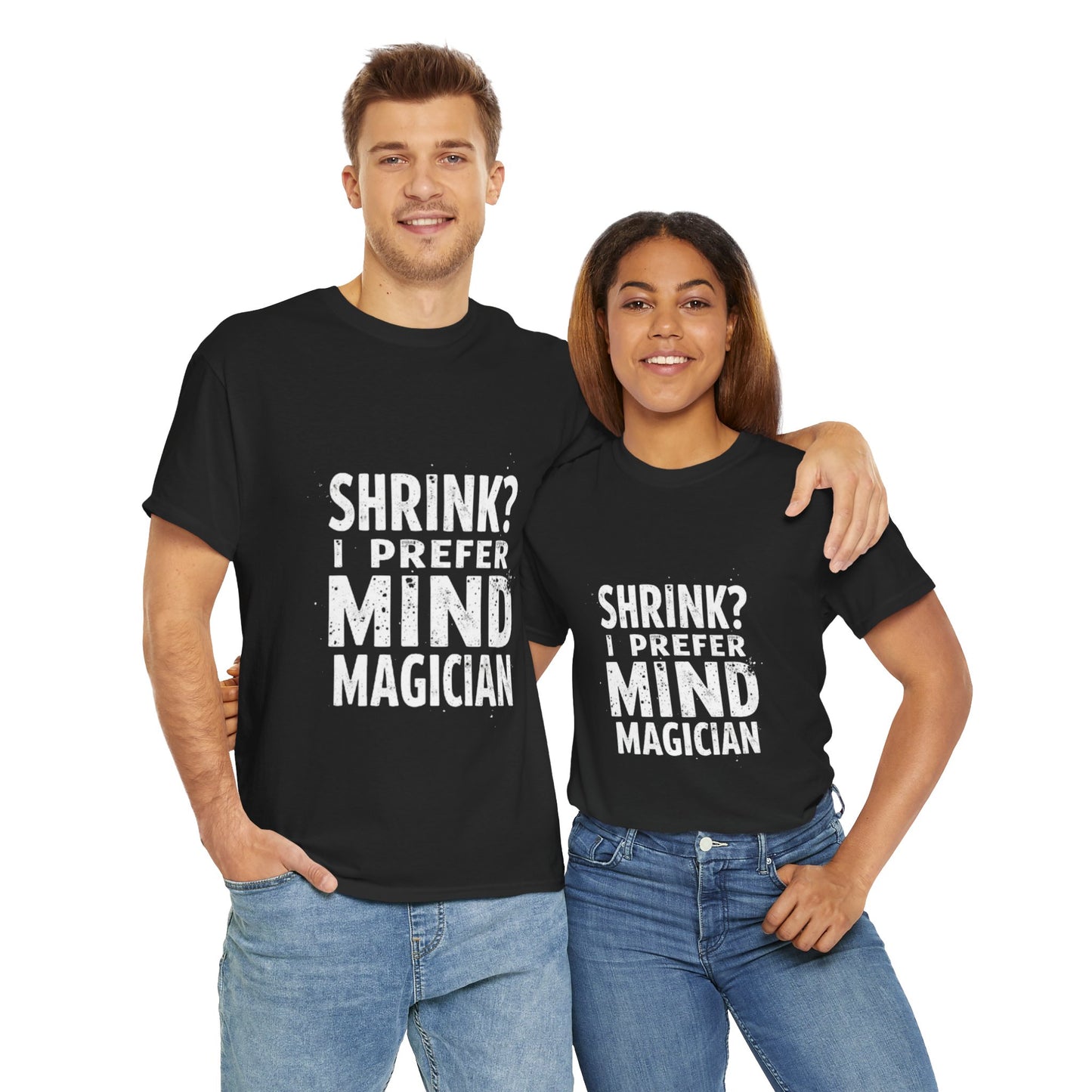 Unisex Heavy Cotton Tee -Mind Reading