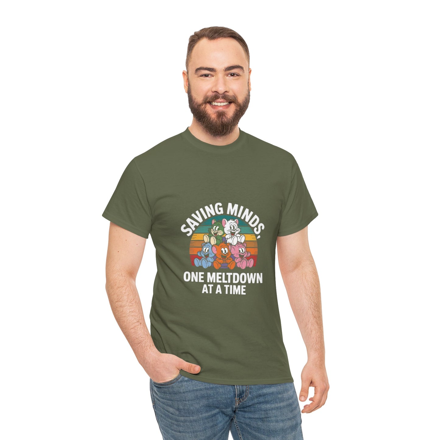 Unisex Heavy Cotton Tee - Saving Minds
