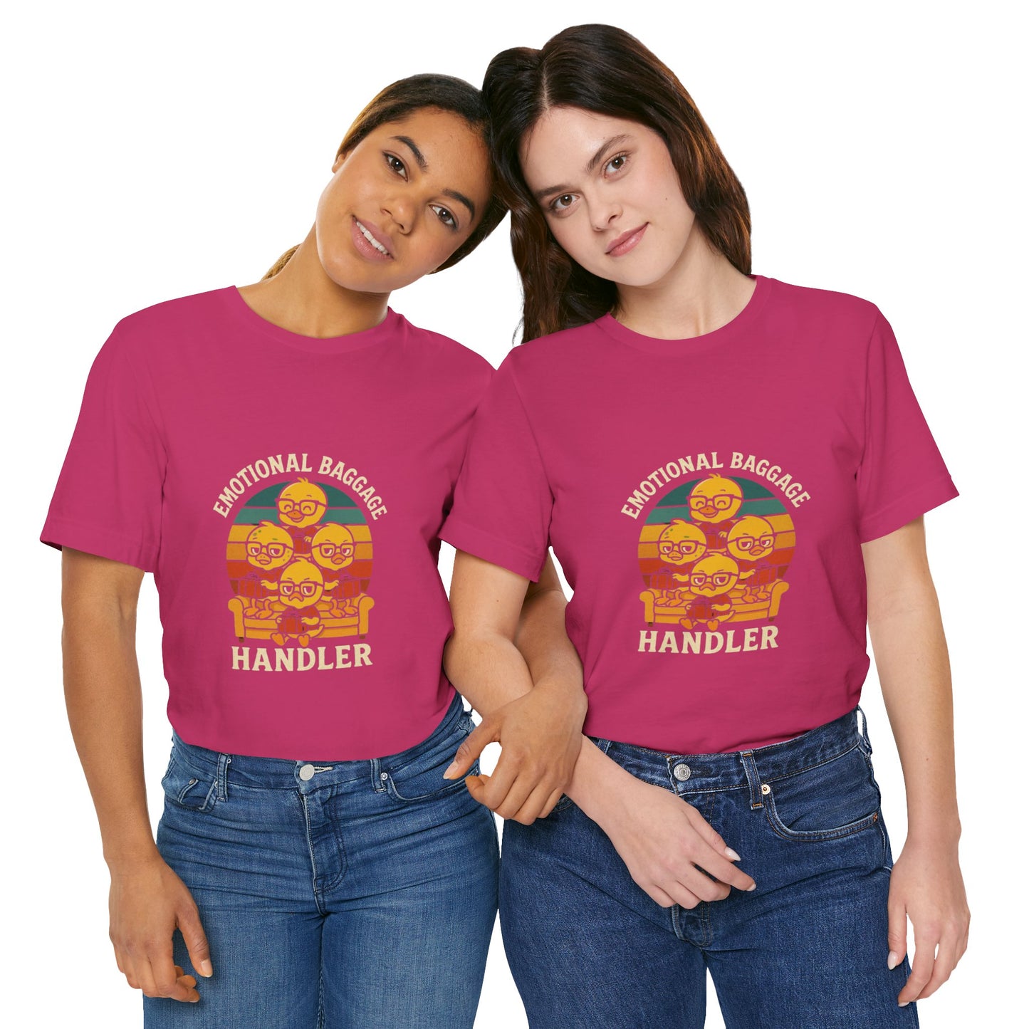Unisex Jersey Short Sleeve T-Shirt - Emotional Baggage Handler