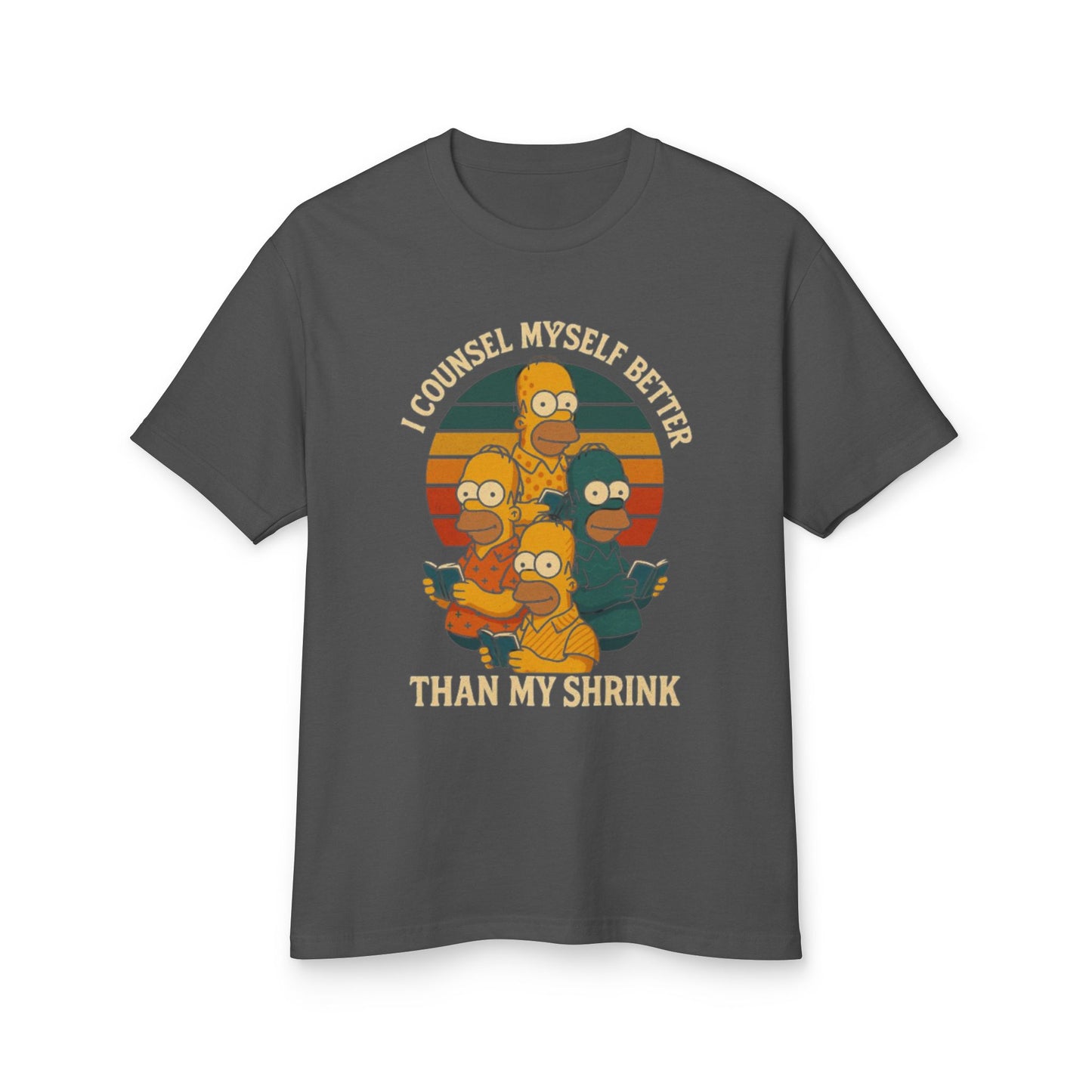 Heavyweight Cotton Tee -I Counsel Myself Better
