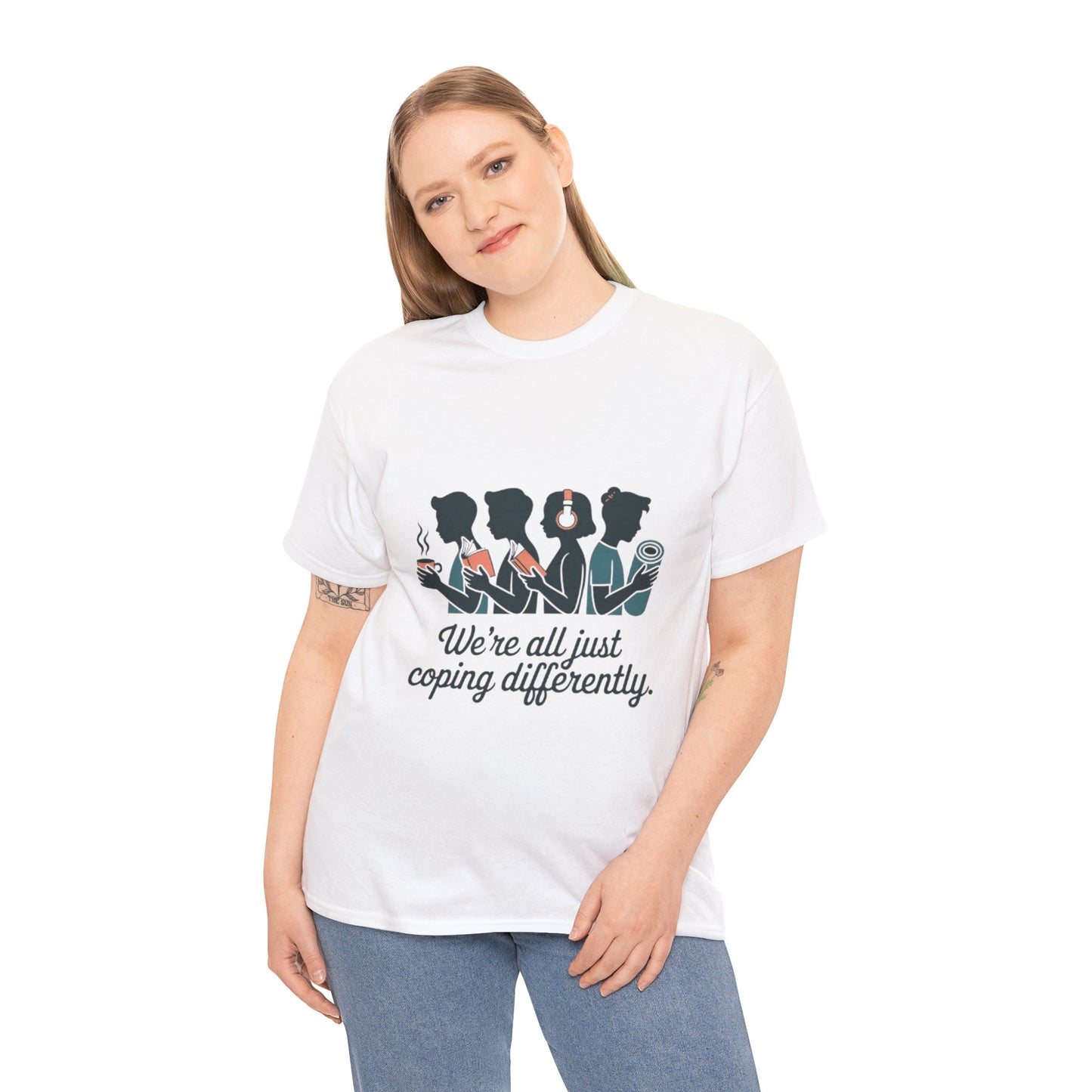 Coping Together Unisex Tee - Mental Health Awareness Apparel