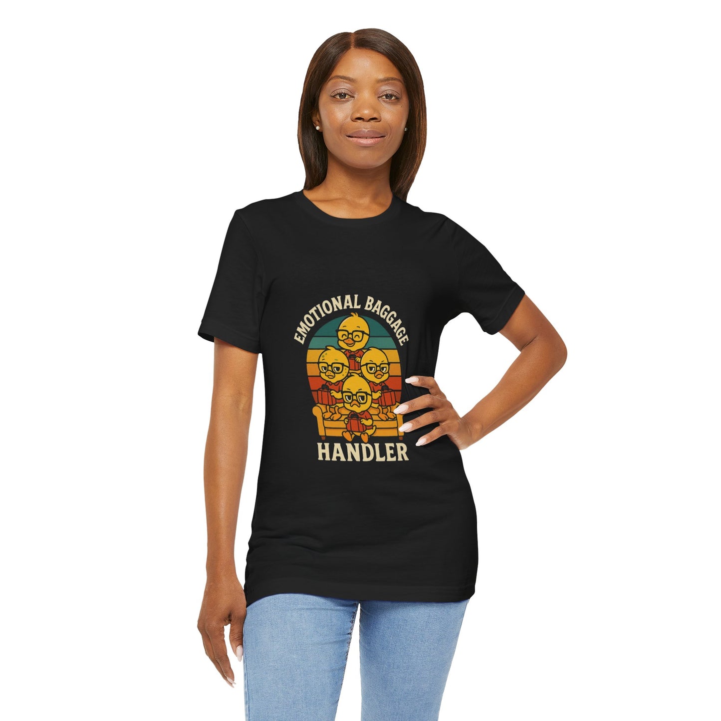 Unisex Jersey Short Sleeve T-Shirt - Emotional Baggage Handler