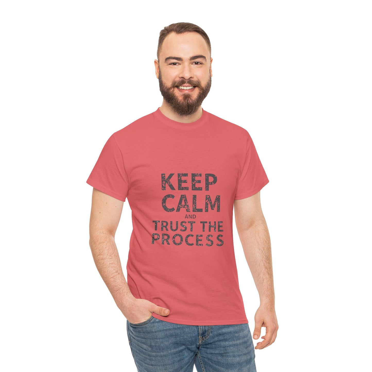 Unisex Heavy Cotton Tee -Keep Calm