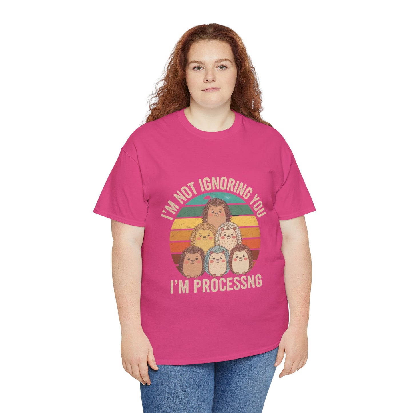Funny Psychology Unisex Tee - 'I'm Not Ignoring You, I'm Processing'