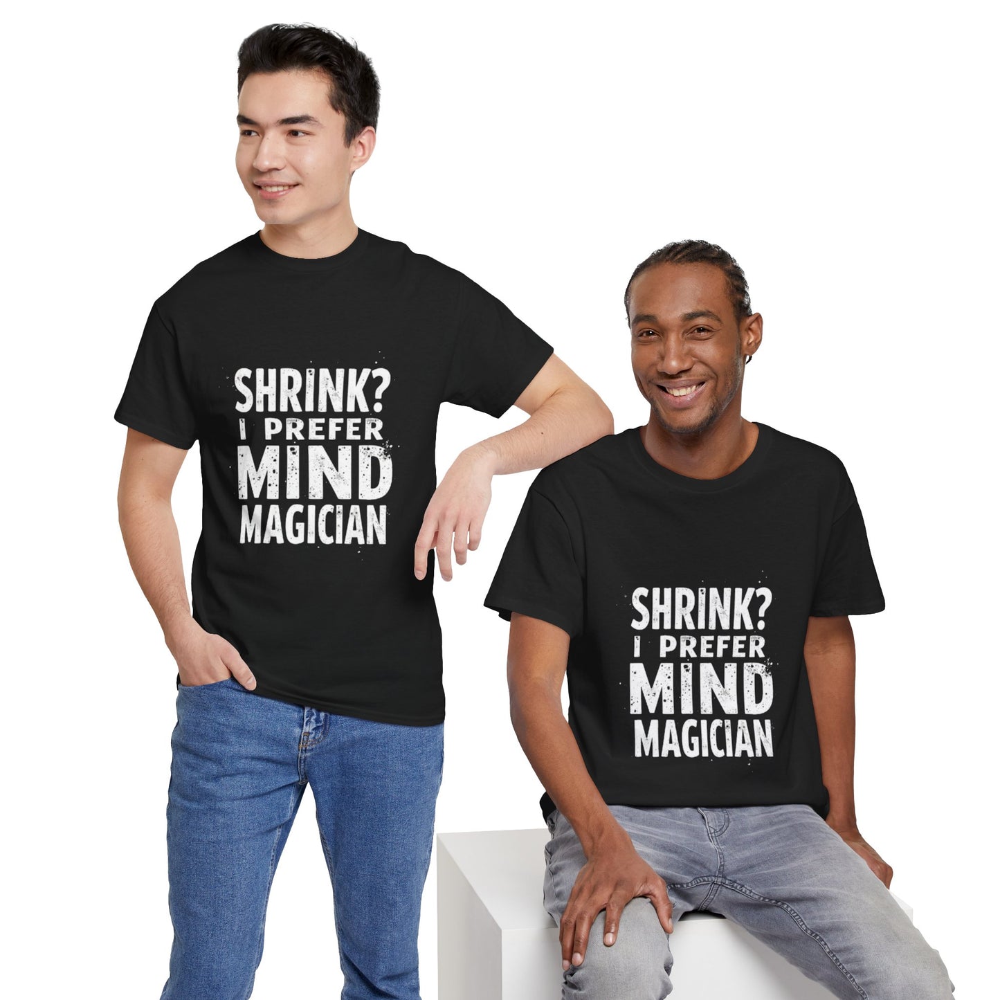 Unisex Heavy Cotton Tee -Mind Reading