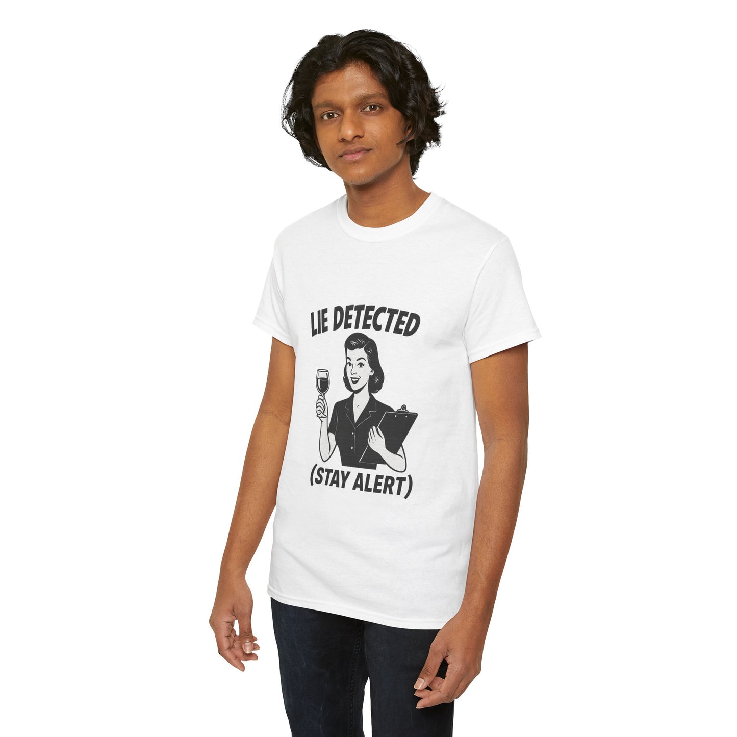 Funny Lie Detected Unisex Tee