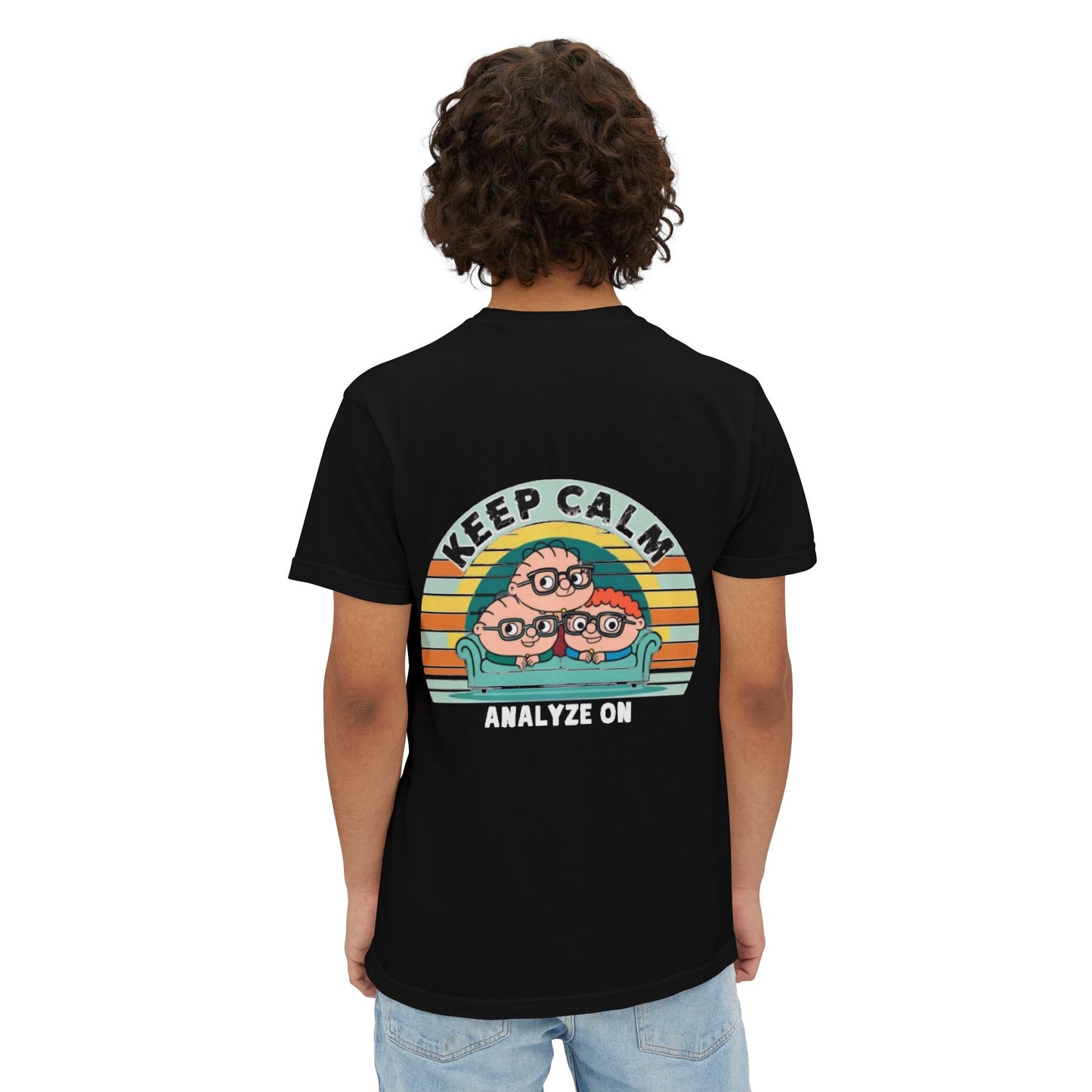 Pocket T-Shirt - Keep Calm Analyze On