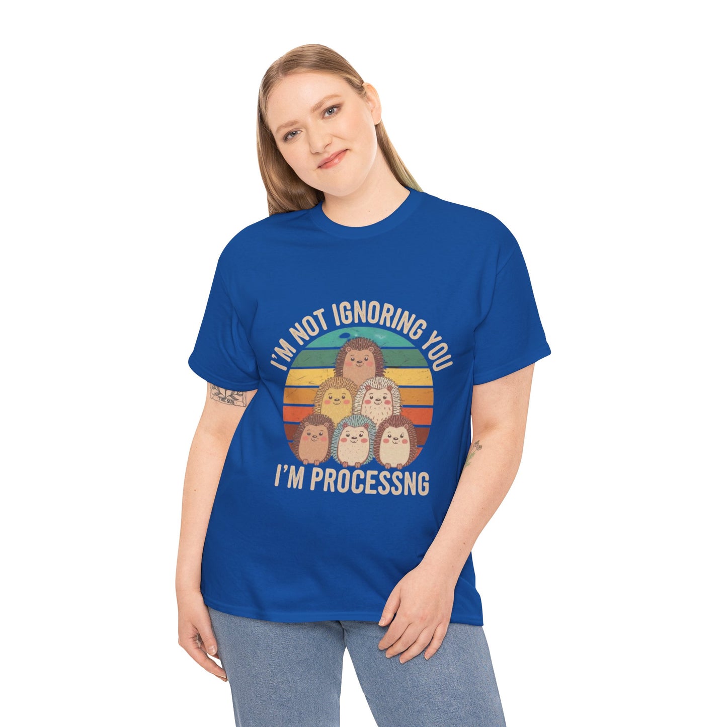 Funny Psychology Unisex Tee - 'I'm Not Ignoring You, I'm Processing'