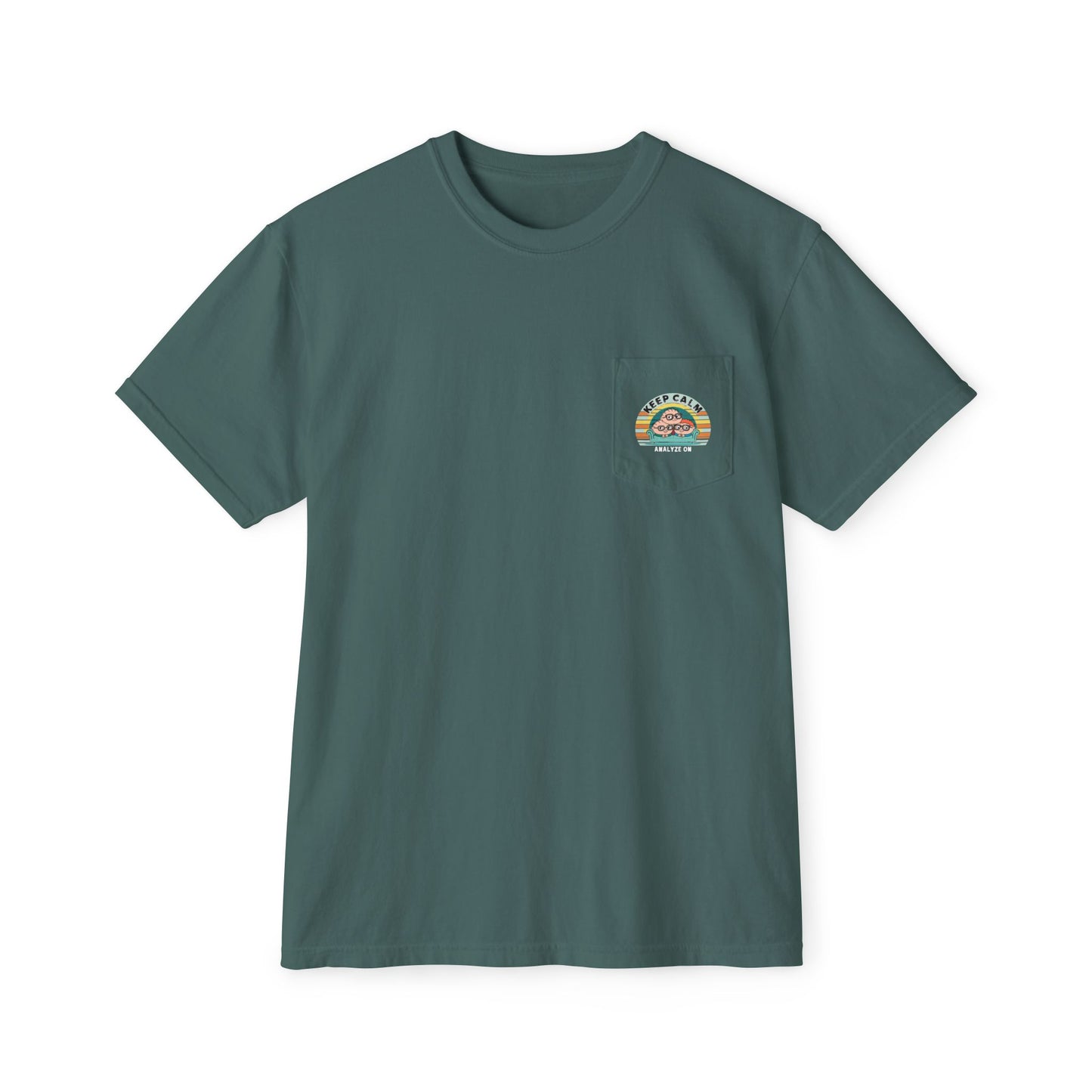 Pocket T-Shirt - Keep Calm Analyze On
