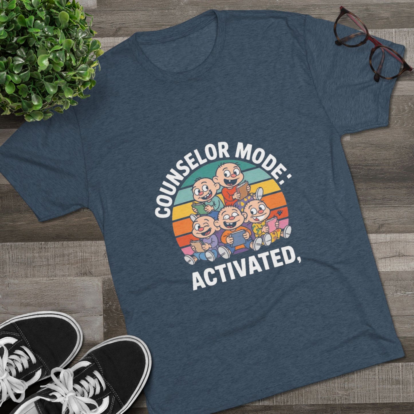 Unisex Tri-Blend Tee -Counselor Mode Activated
