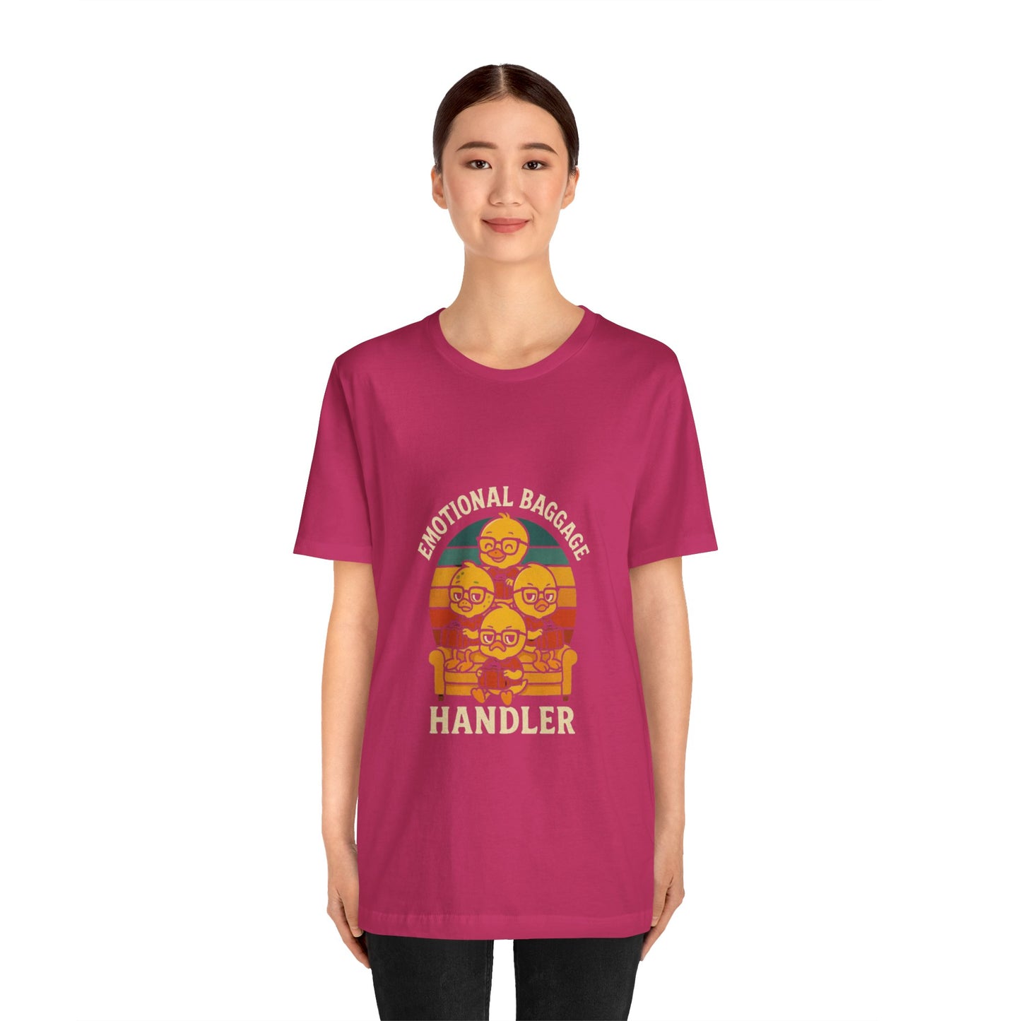 Unisex Jersey Short Sleeve T-Shirt - Emotional Baggage Handler