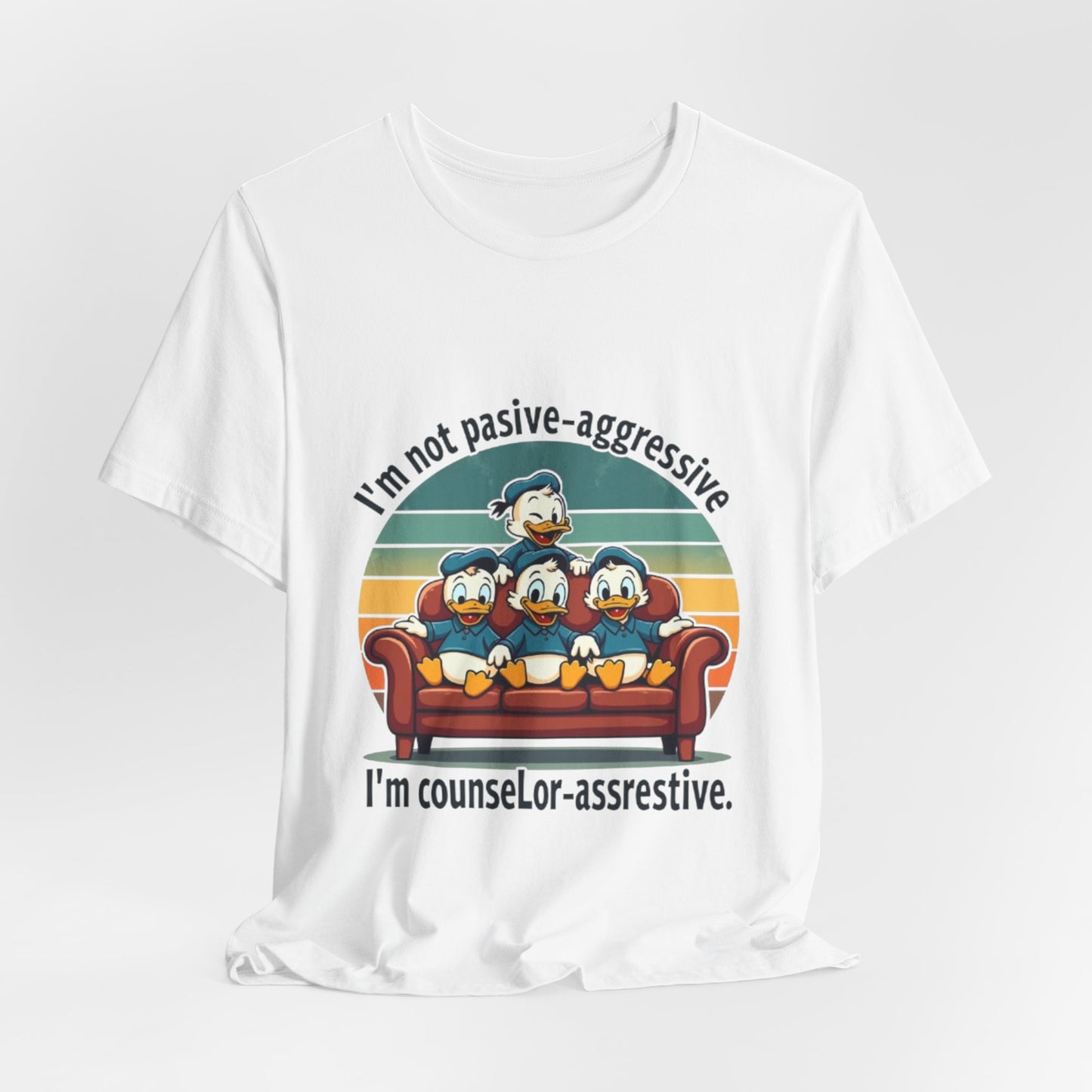 Unisex Jersey Short Sleeve T-Shirt -Funny Counsel-Assertive Tee