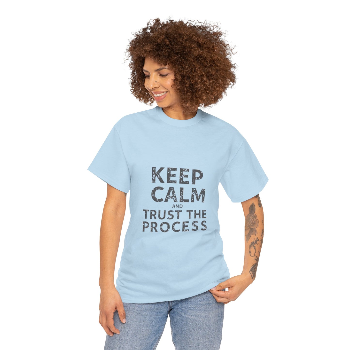 Unisex Heavy Cotton Tee -Keep Calm