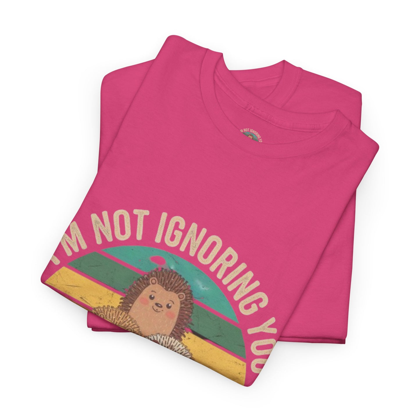 Funny Psychology Unisex Tee - 'I'm Not Ignoring You, I'm Processing'