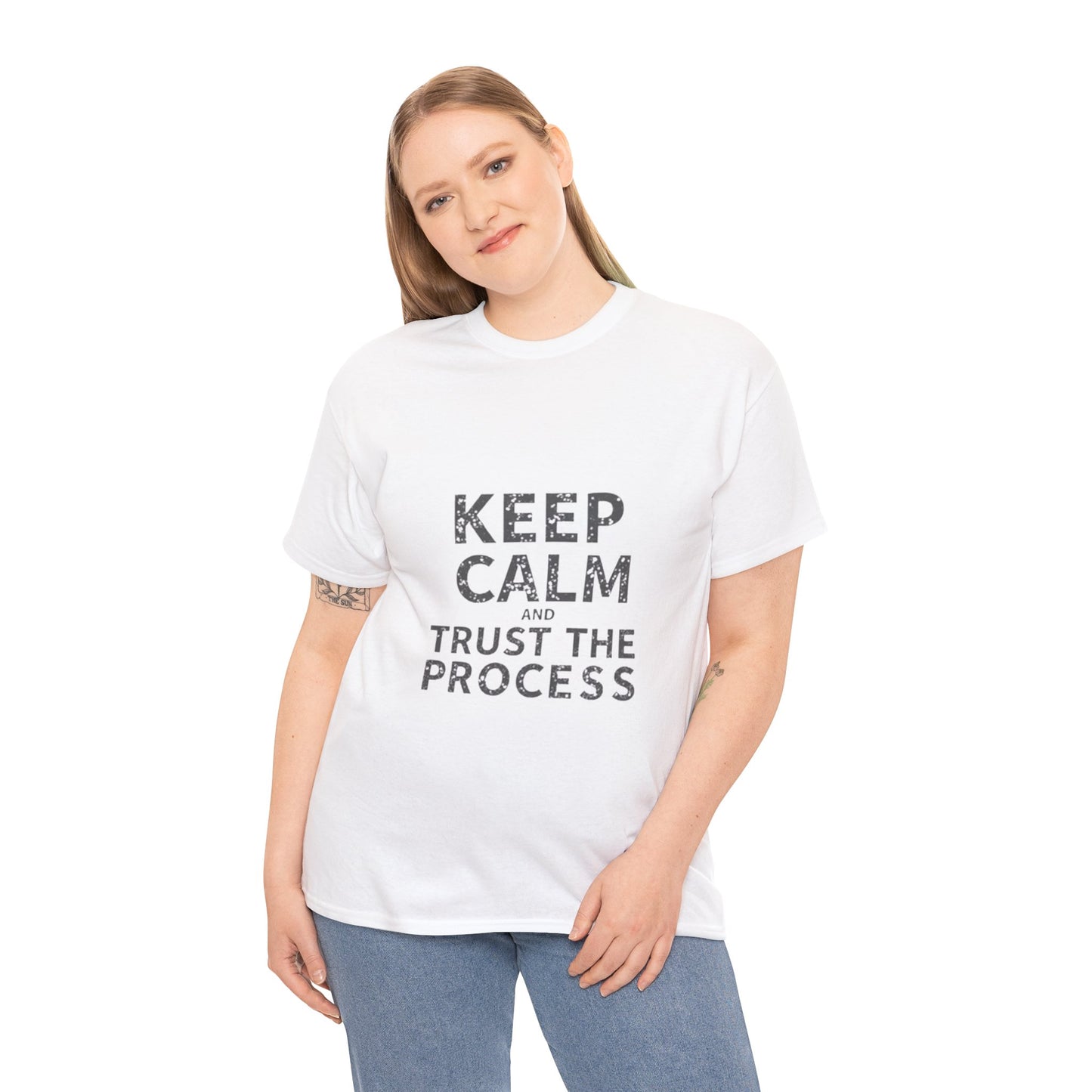 Unisex Heavy Cotton Tee -Keep Calm