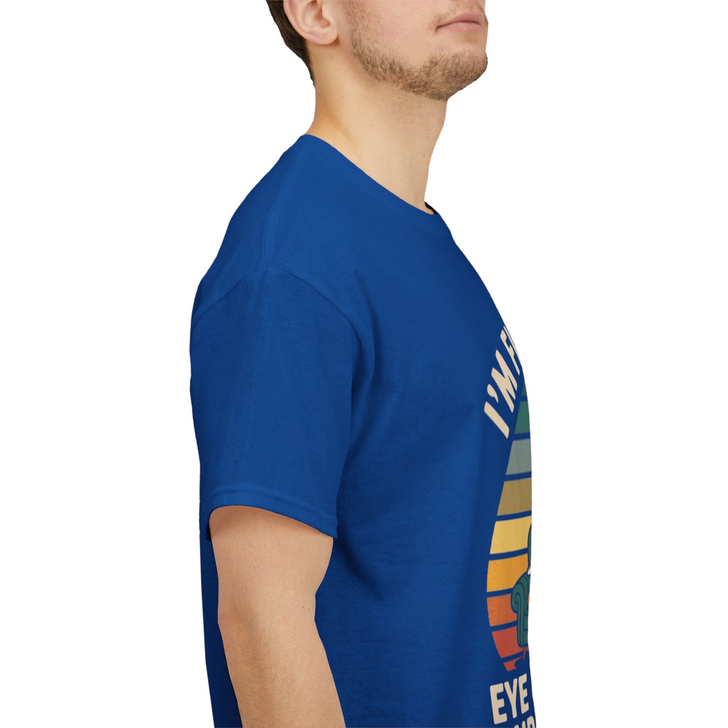 Unisex Heavy Cotton Tee -Fluent in Eye Contact