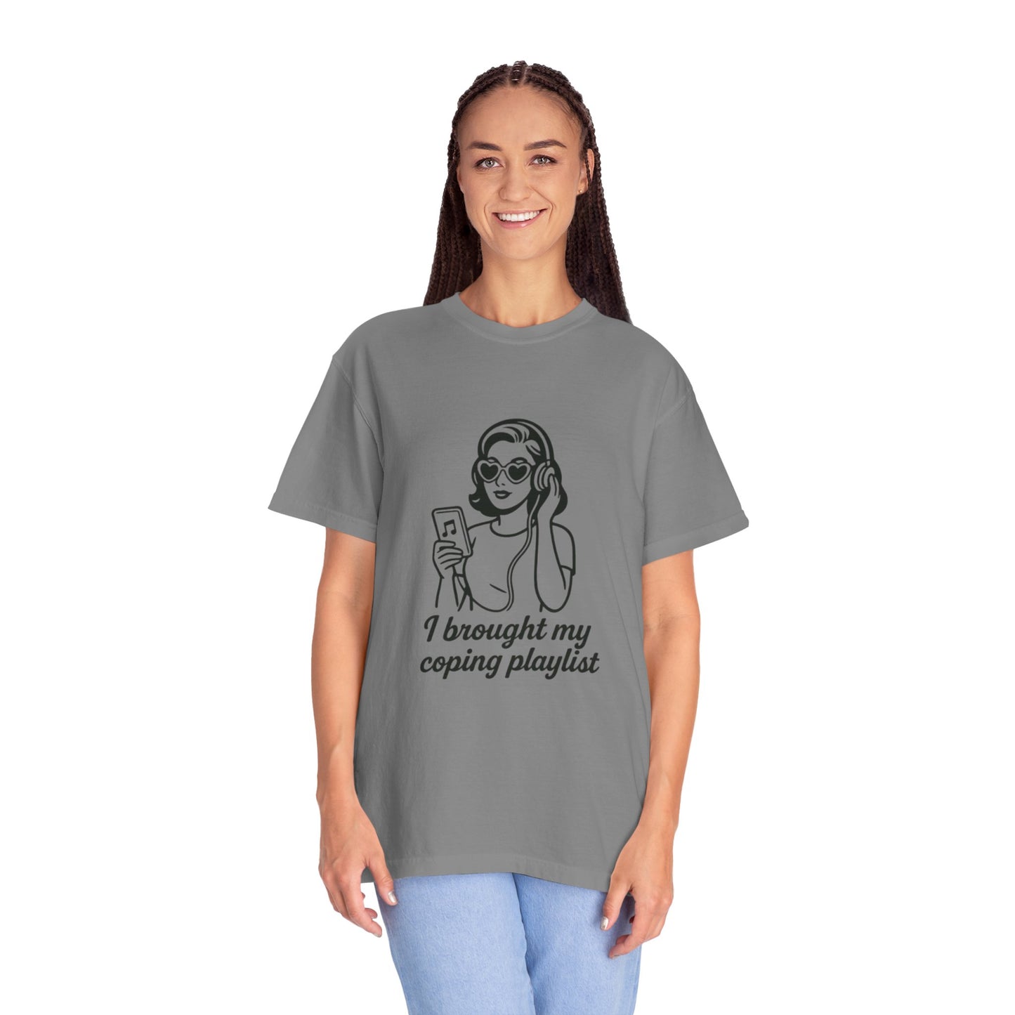 Chill Vibes T-Shirt, I Brought My Coping Playlist Unisex Tee
