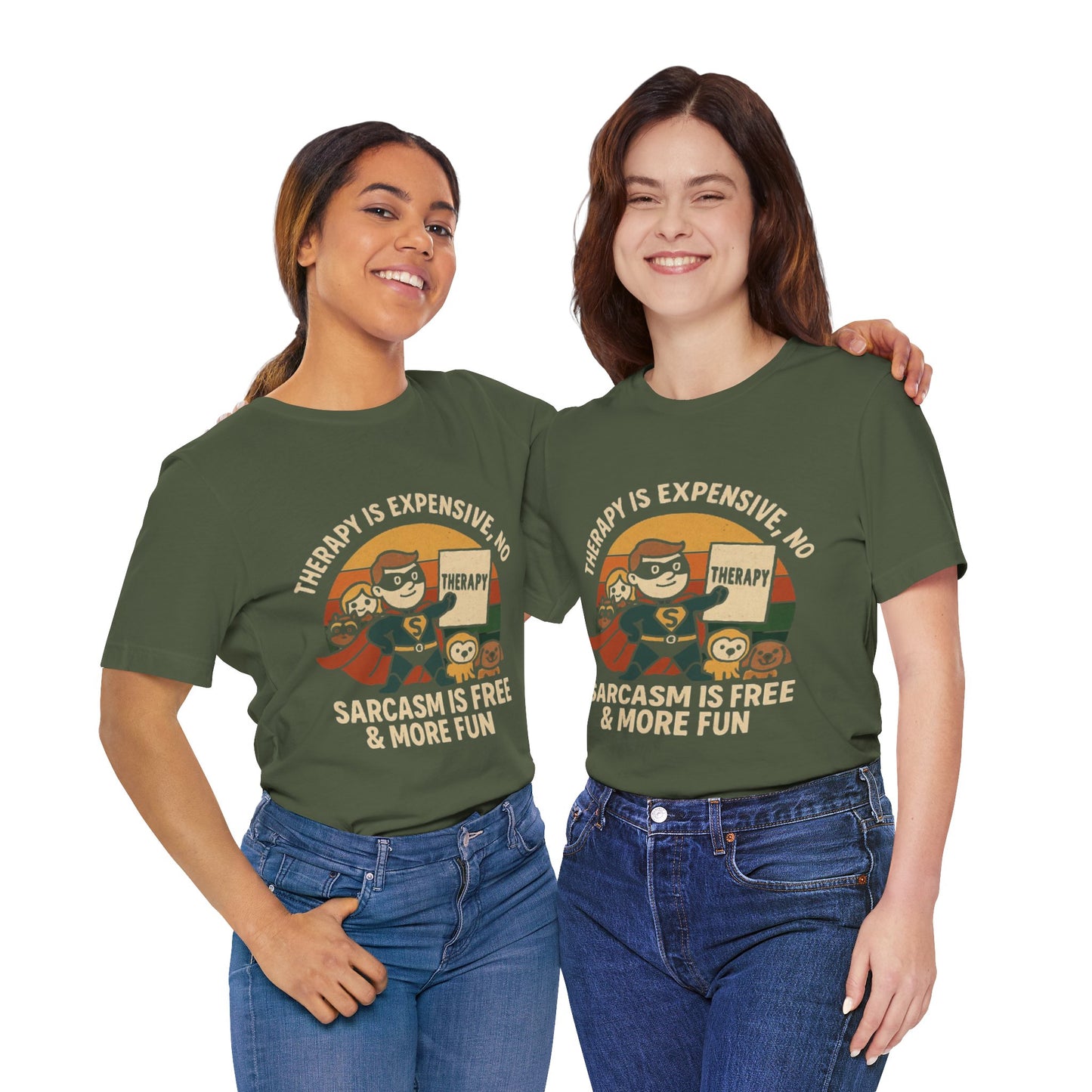Therapy Humor Tee | Unisex Jersey Short Sleeve Tee, Mental Health Awareness